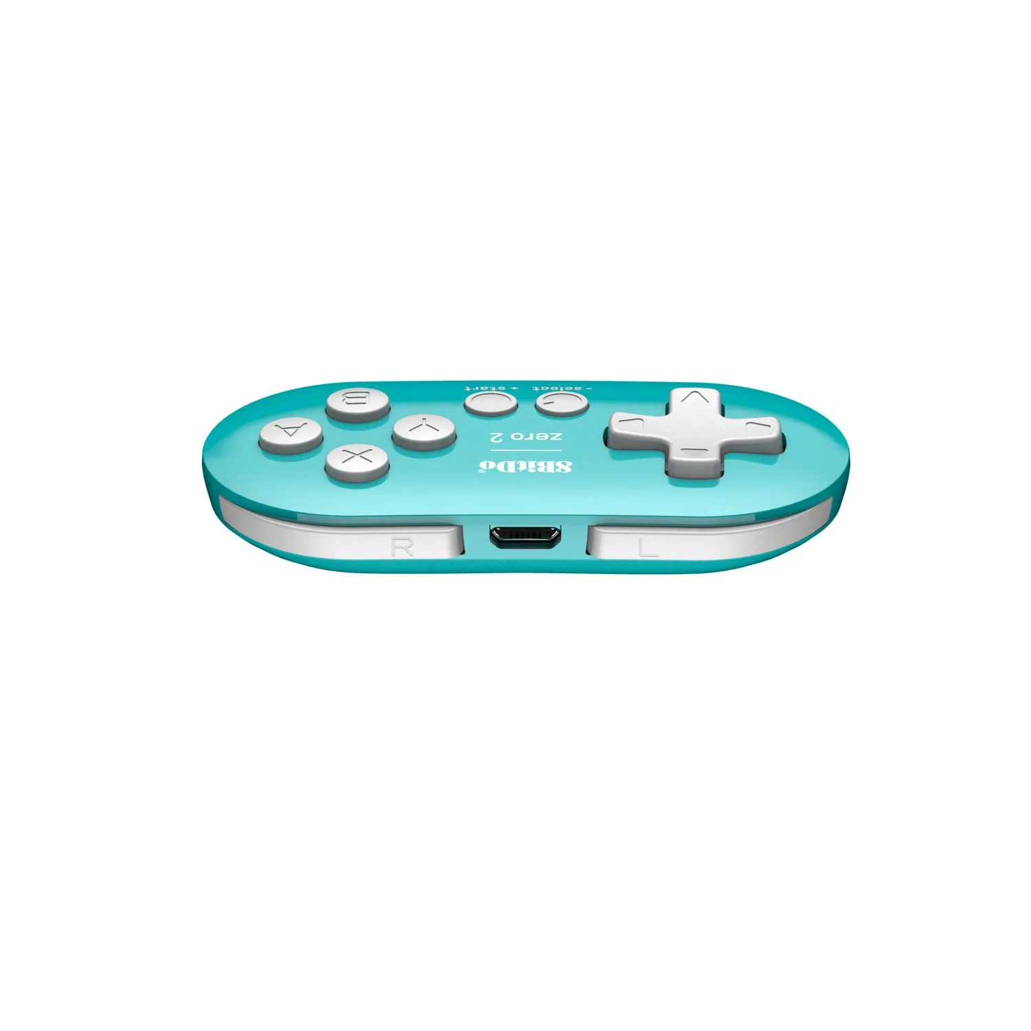 8Bitdo Zero 2 Bluetooth Gamepad Keychain Sized Mini Controller for Switch, Windows & Android [Turquoise] - SWITCH - Image 4
