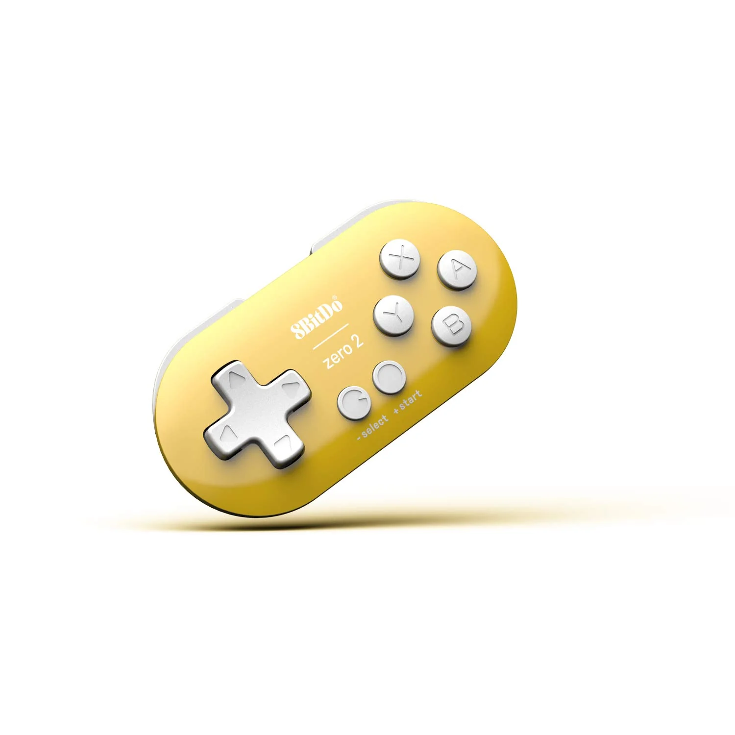 8Bitdo Zero 2 Bluetooth Gamepad Keychain Sized Mini Controller for Switch, Windows & Android [Yellow] - Nintendo Switch