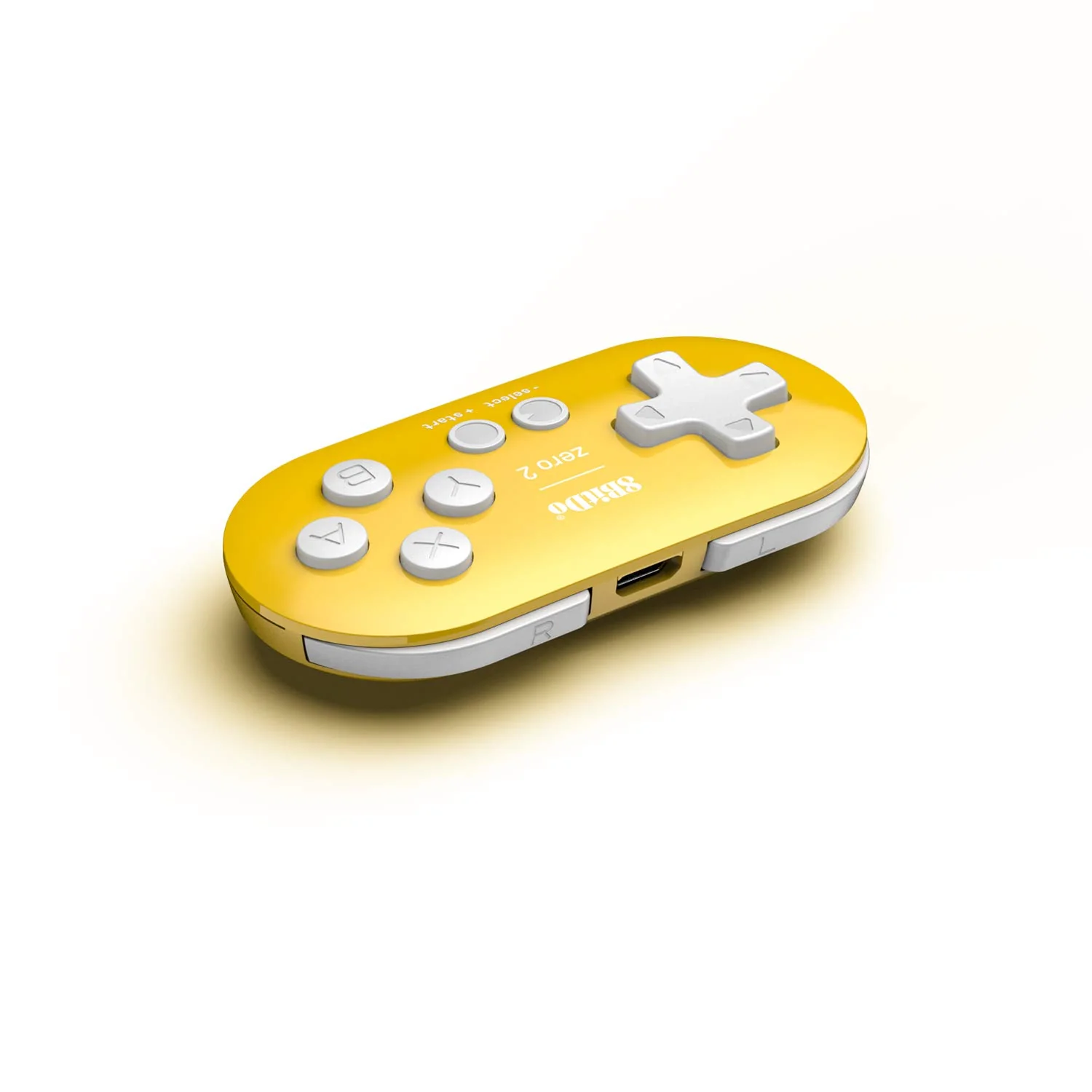 8Bitdo Zero 2 Bluetooth Gamepad Keychain Sized Mini Controller for Switch, Windows & Android [Yellow] - Nintendo Switch - Image 3