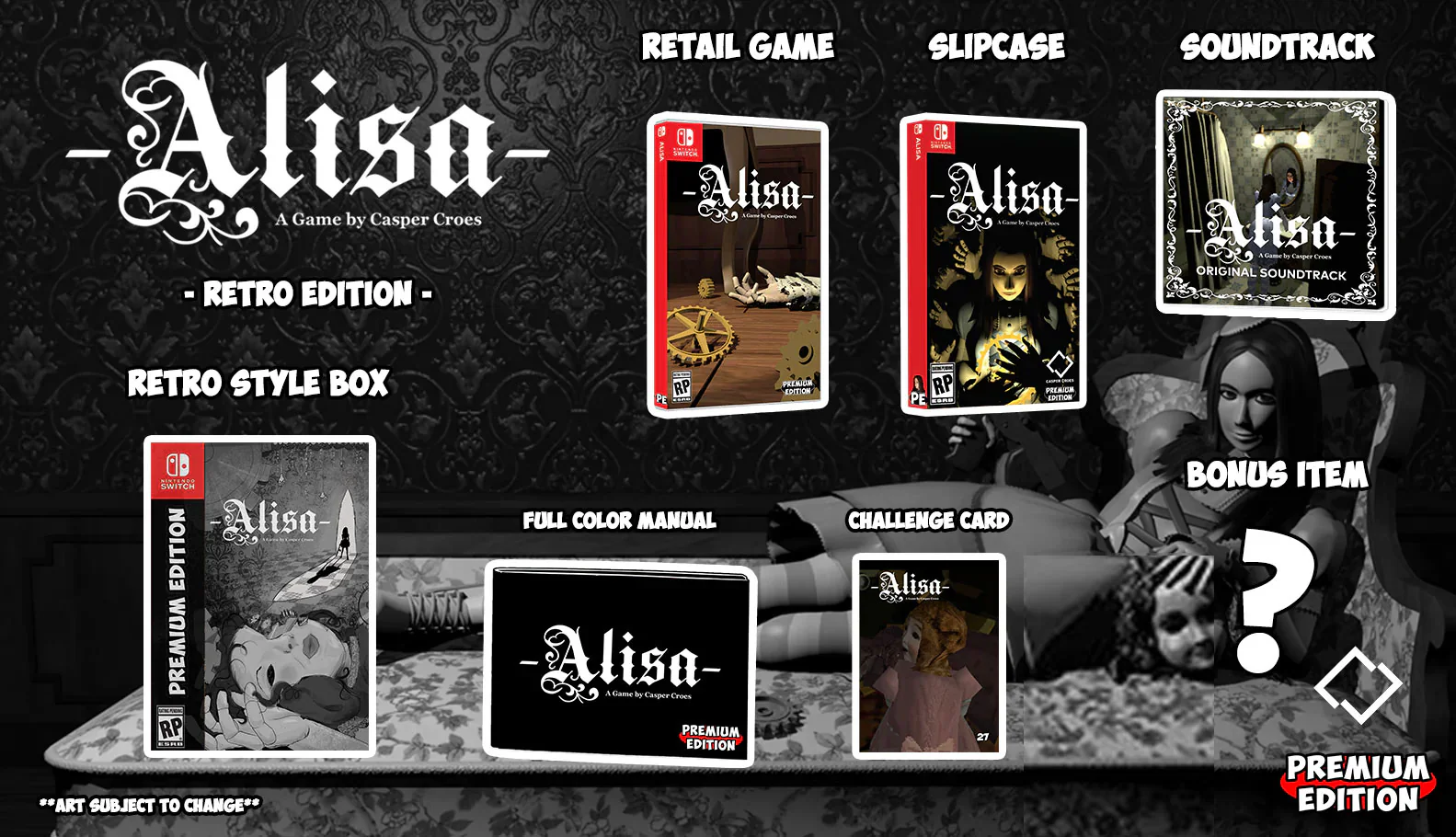 Alisa: Developer's Cut [RETRO EDITION] [PREMIUM EDITION GAMES SERIES 10] - Nintendo Switch (PRE-ORDER)