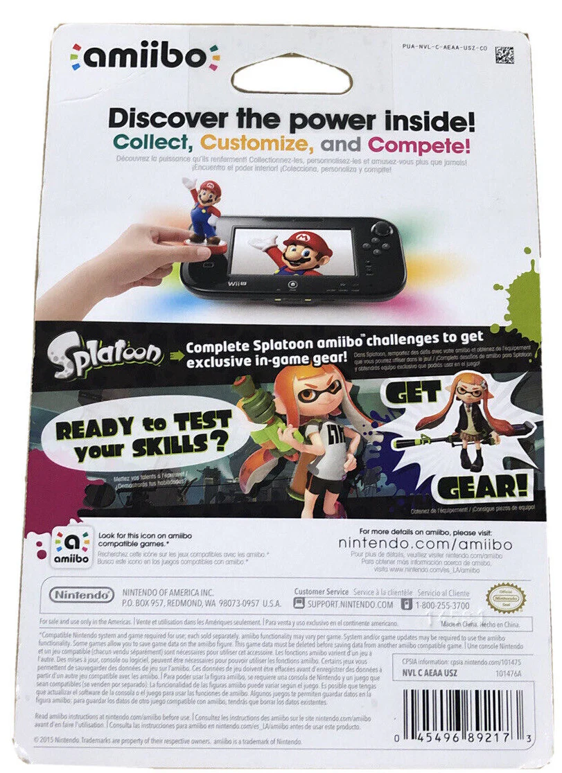 AMIIBO - SPLATOON WAVE 1 INKLING GIRL (EU Import) - Image 2