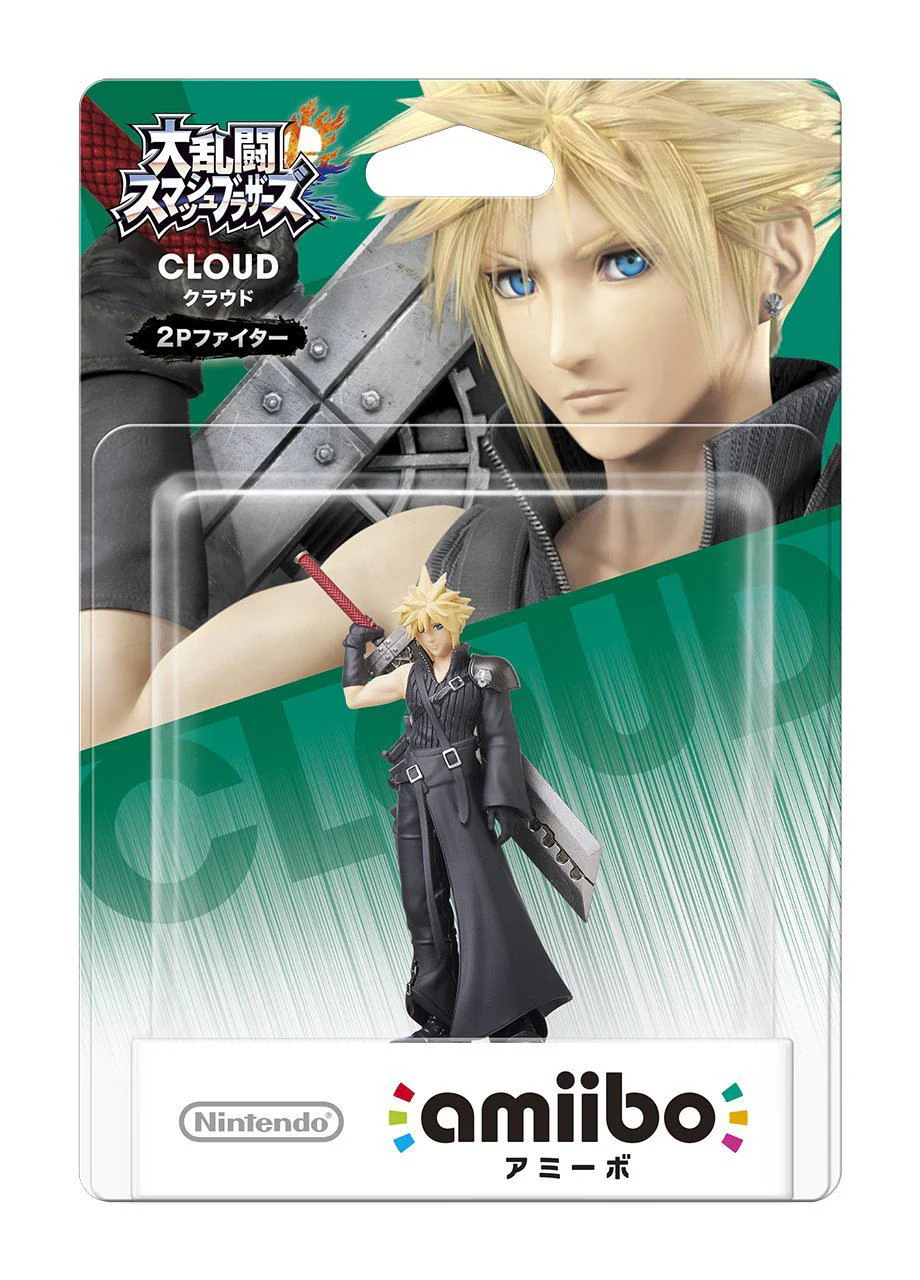 Amiibo - Super Smash Bros. Series Figure (2P Fighter Cloud) (JPN Import)