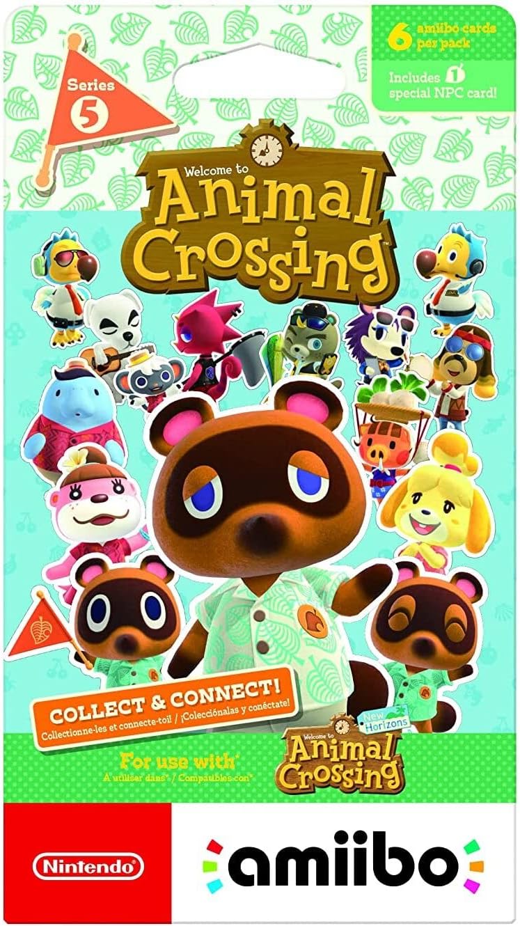 Animal Crossing - Amiibo Cards Series 5 (UK) (6 Cards/Pack) - Nintendo Switch