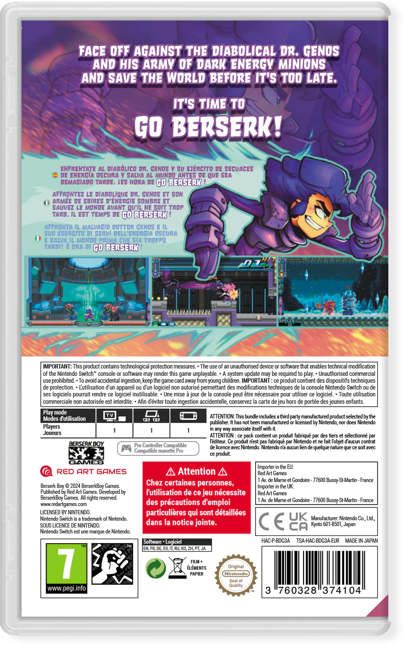 Berserk Boy [Standard Edition] [EU Import] - Nintendo Switch - Image 3
