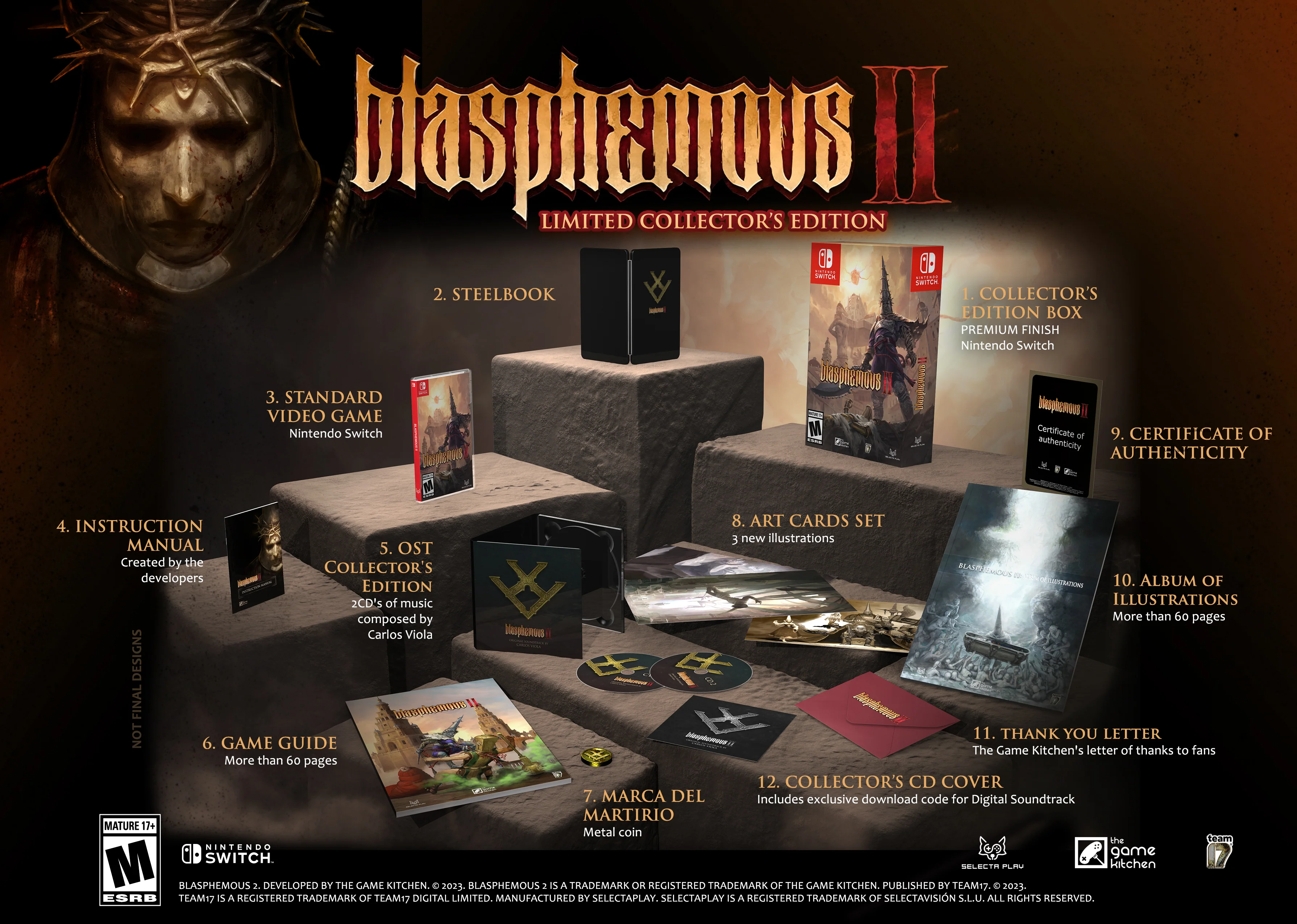 Blasphemous II Limited Collector's Edition - Nintendo Switch - Image 2
