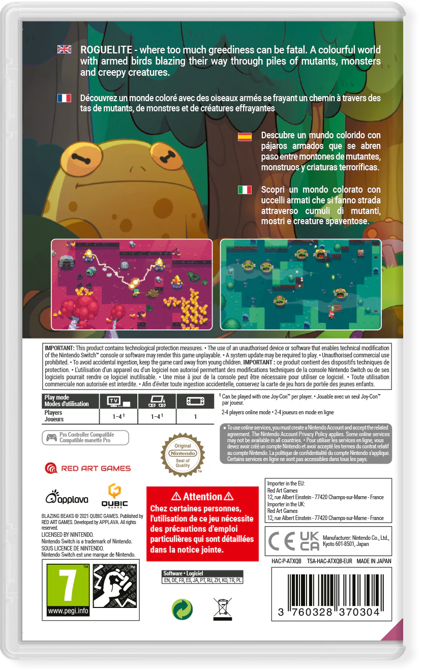 Blazing Beaks - Nintendo Switch [RED ART GAMES] - Image 2