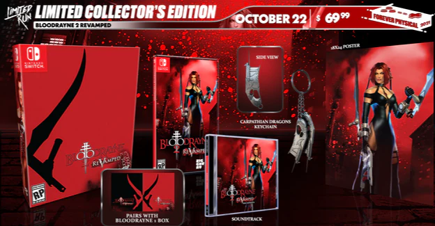Bloodrayne 2: Revamped Collectors Edition [Limited Run Games #127] - Nintendo Switch - Image 2