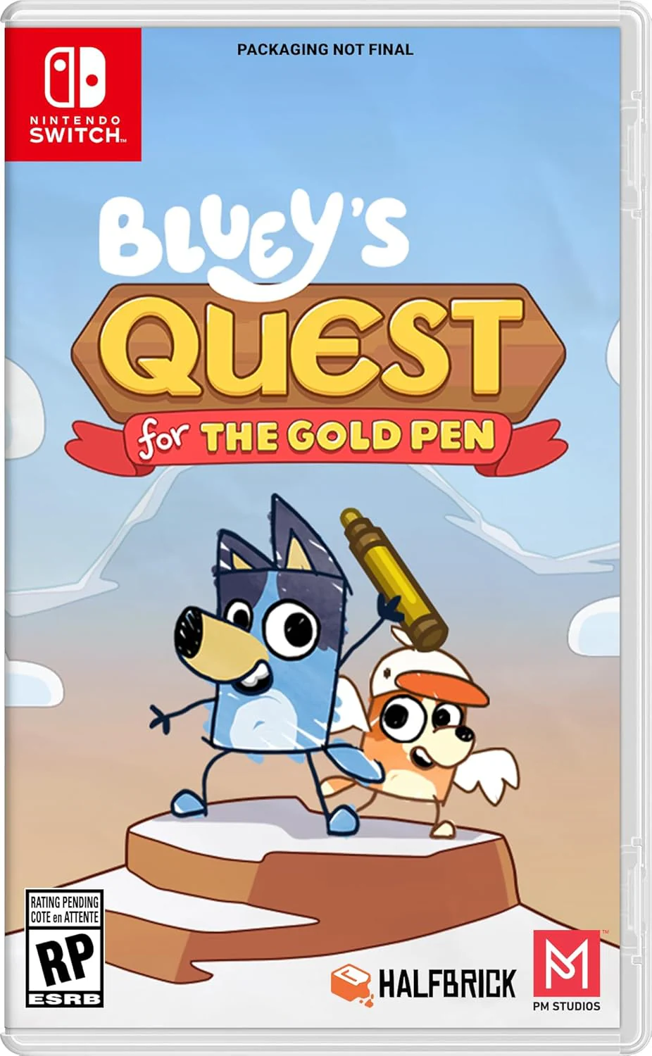Bluey's Quest for The Gold Pen - Nintendo Switch (PRE-ORDER)