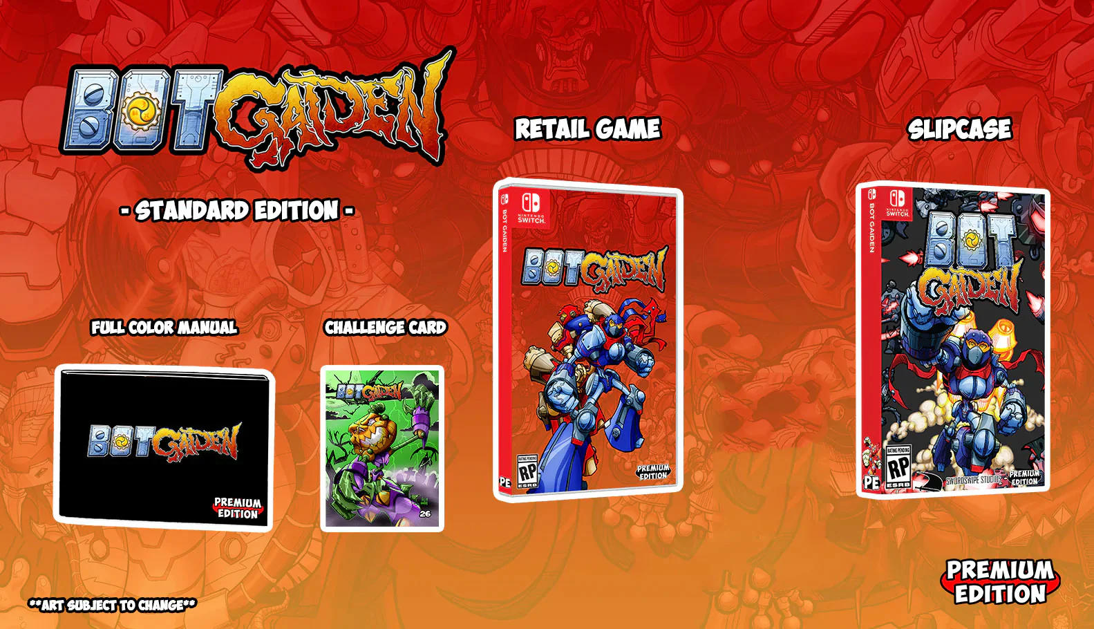 Bot Gaiden [STANDARD EDITION] [PREMIUM EDITION GAMES SERIES 9] - Nintendo Switch (PRE-ORDER)