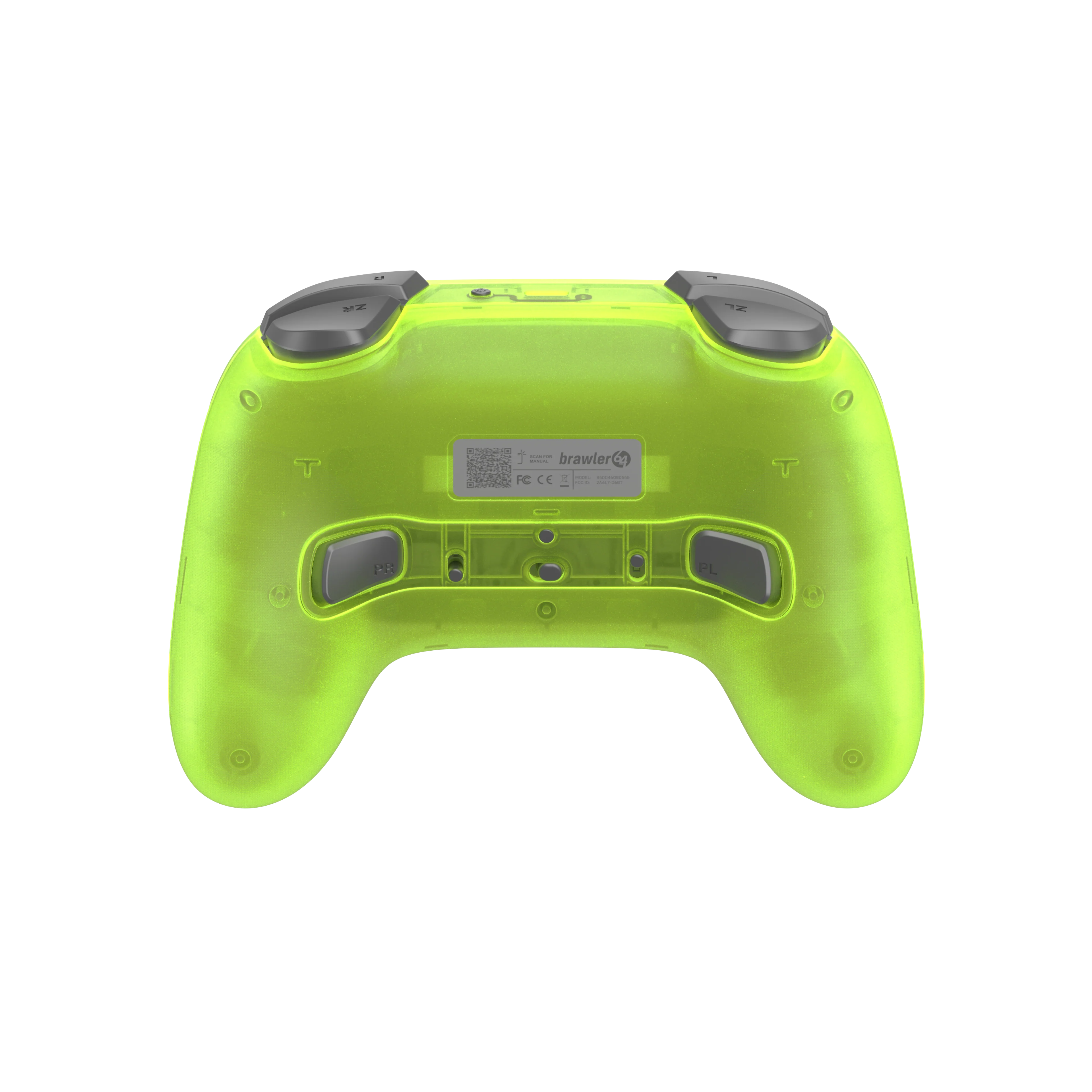 Brawler64 N64 Pro Series Wireless Controller [Extreme Green] - N64 / Switch / Switch 2 / PC (PRE-ORDER) - Image 4