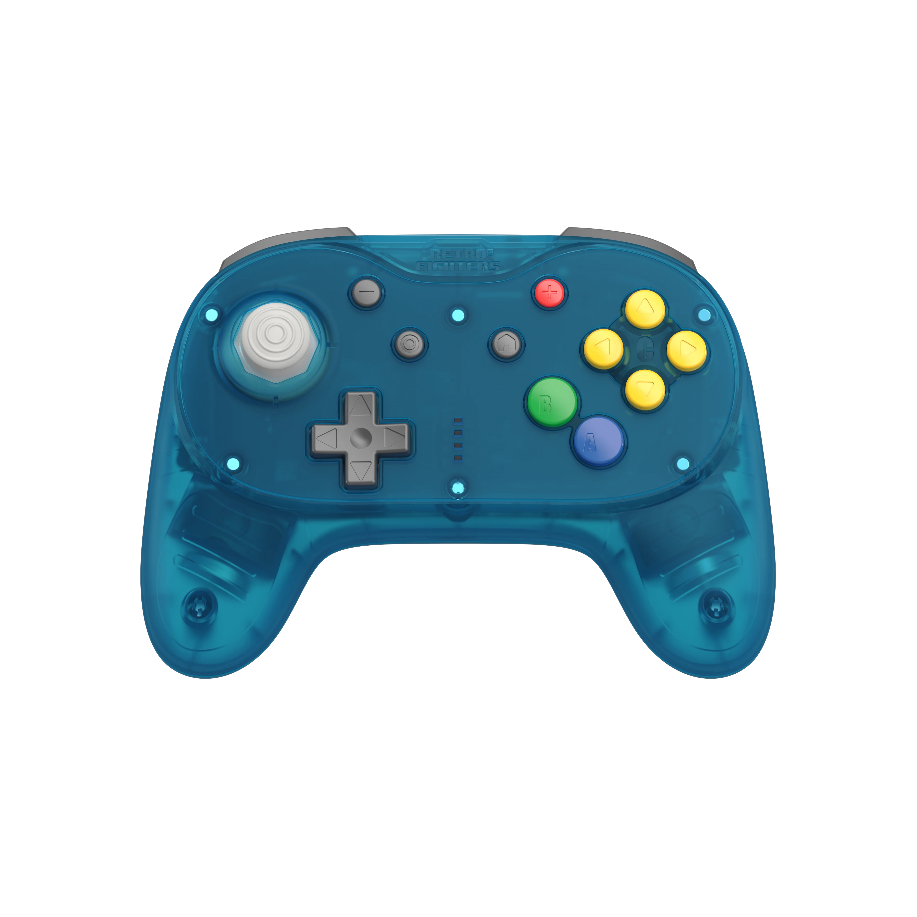 Brawler64 N64 Pro Series Wireless Controller [Ice Blue] - N64 / Switch / Switch 2 / PC (PRE-ORDER) - Image 2