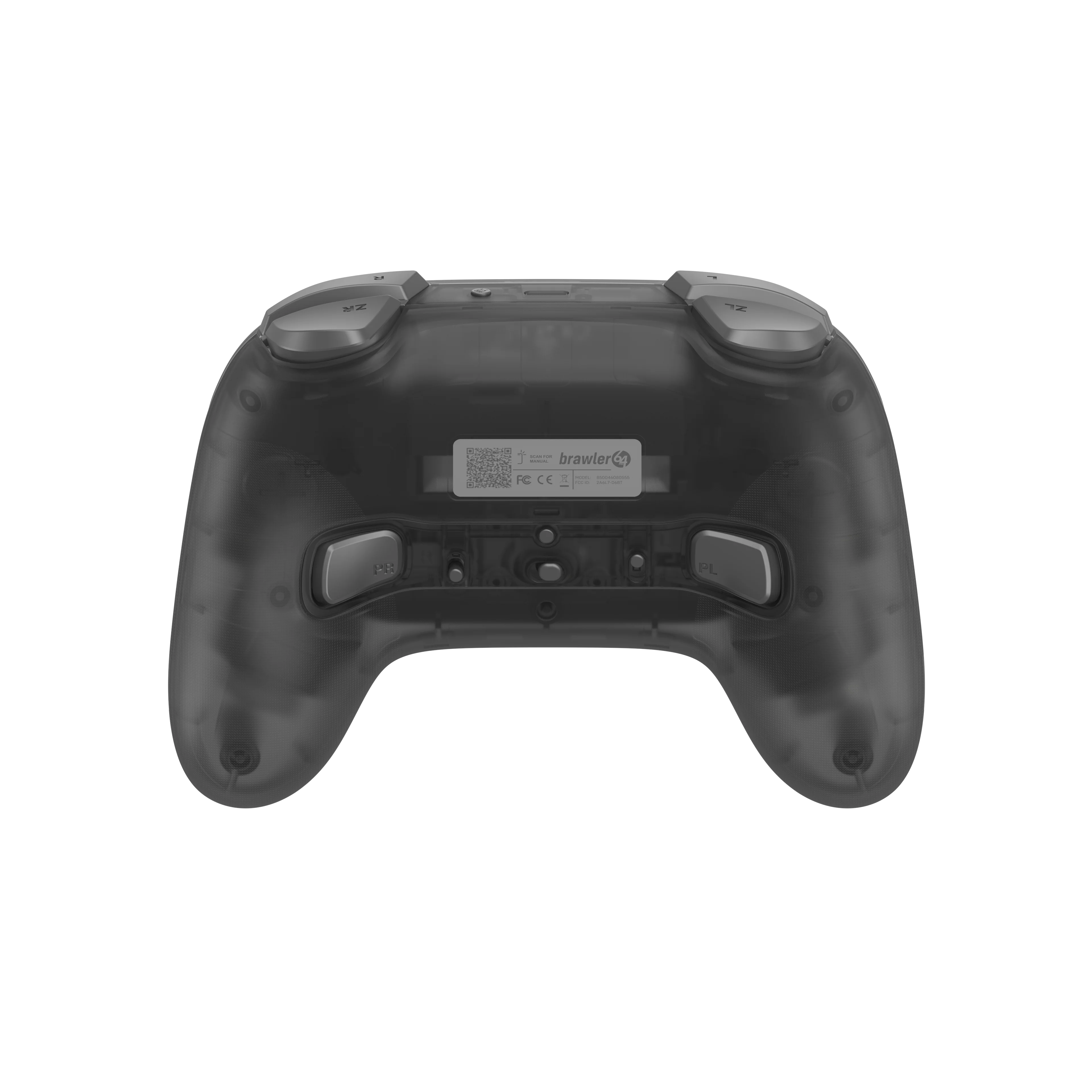 Brawler64 N64 Pro Series Wireless Controller [Smoke] - N64 / Switch / Switch 2 / PC (PRE-ORDER) - Image 4