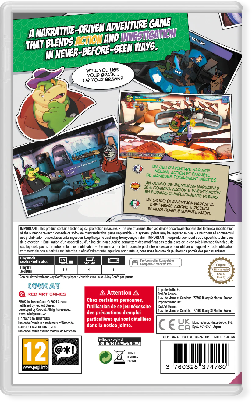 BROK: The InvestiGator [Standard Edition] [EU Import] - Nintendo Switch - Image 2