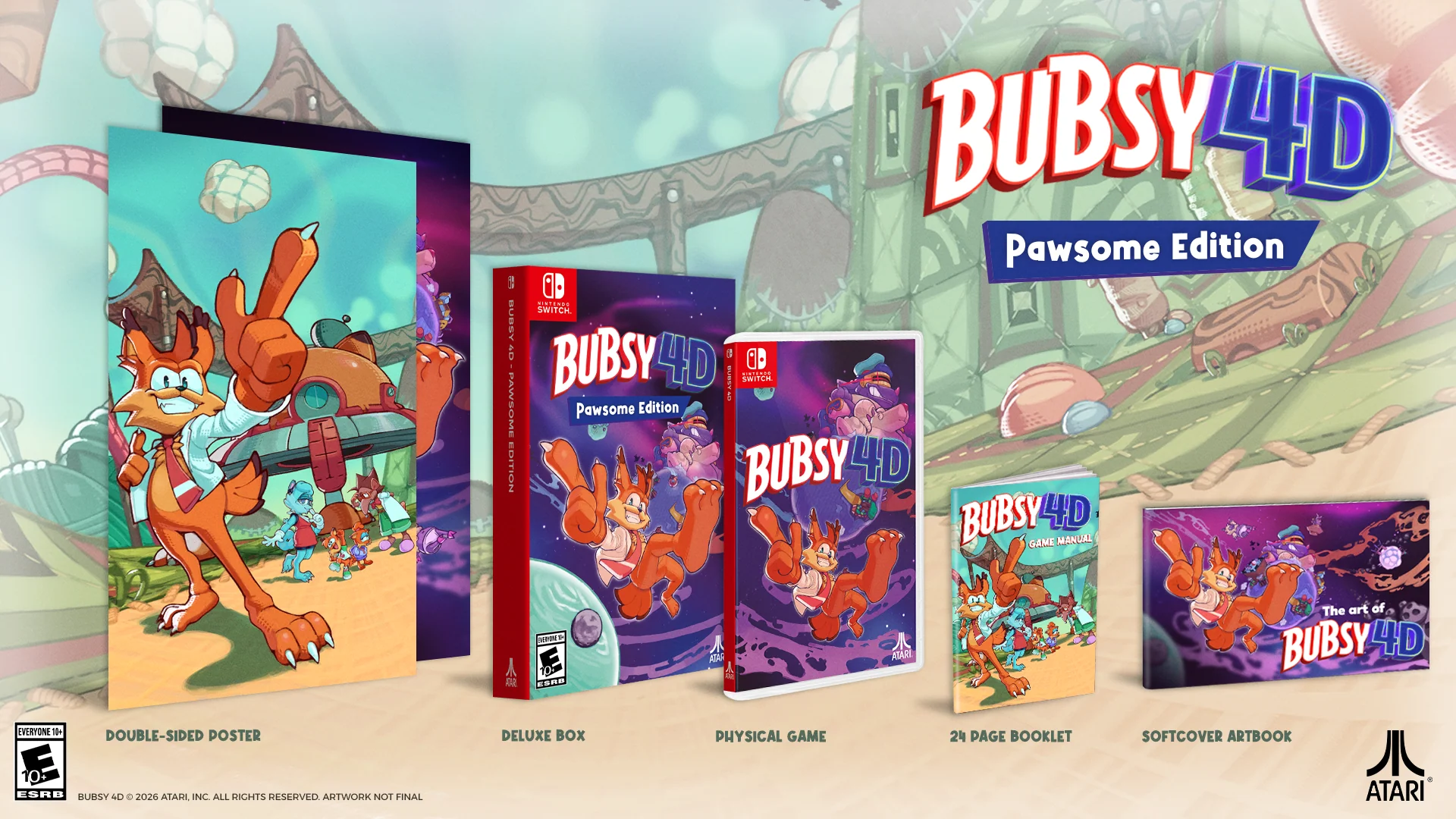 Bubsy 4D - Pawsome Edition - Nintendo Switch (PRE-ORDER) - Image 3