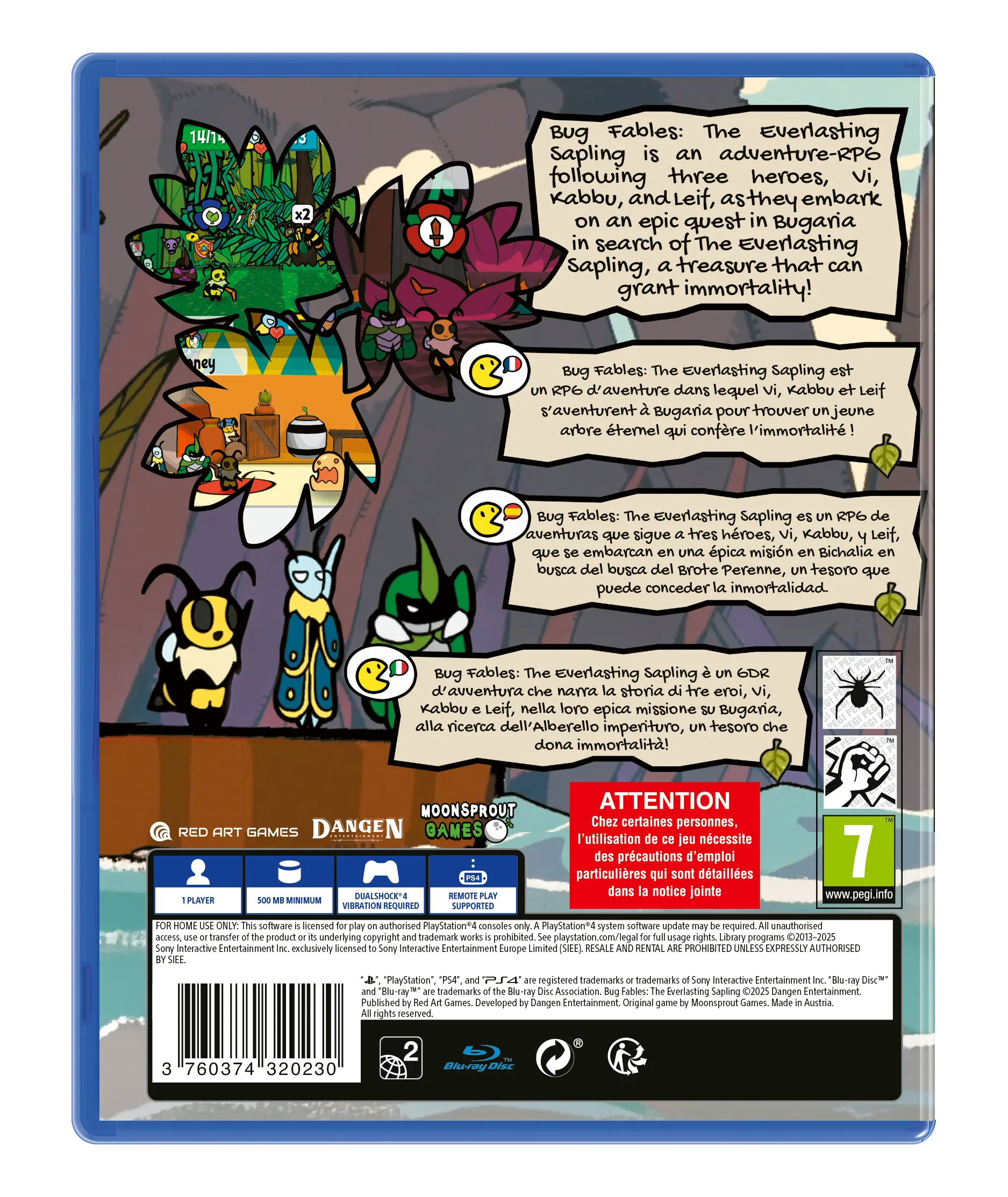 Bug Fables: The Everlasting Sapling [Standard Edition - EU Import] - Playstation 4 (PRE-ORDER) (FREE SHIPPING) - Image 3