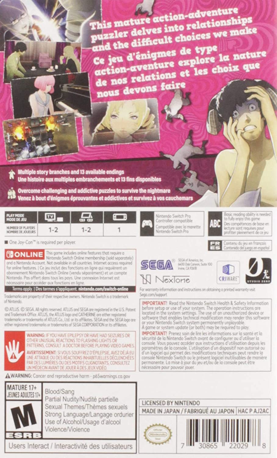 Catherine: Full Body - Nintendo Switch - Image 2