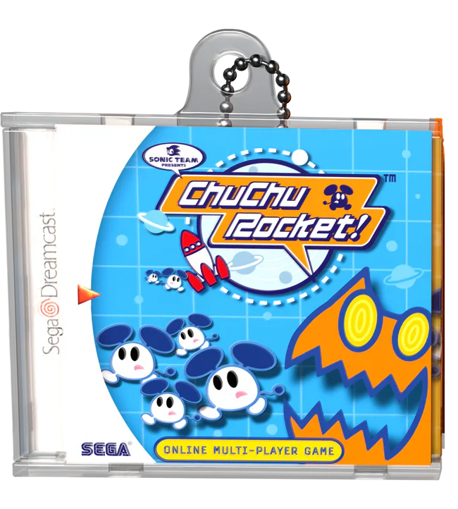 ChuChu Rocket! Game Case Keychain [Limited Run Games]