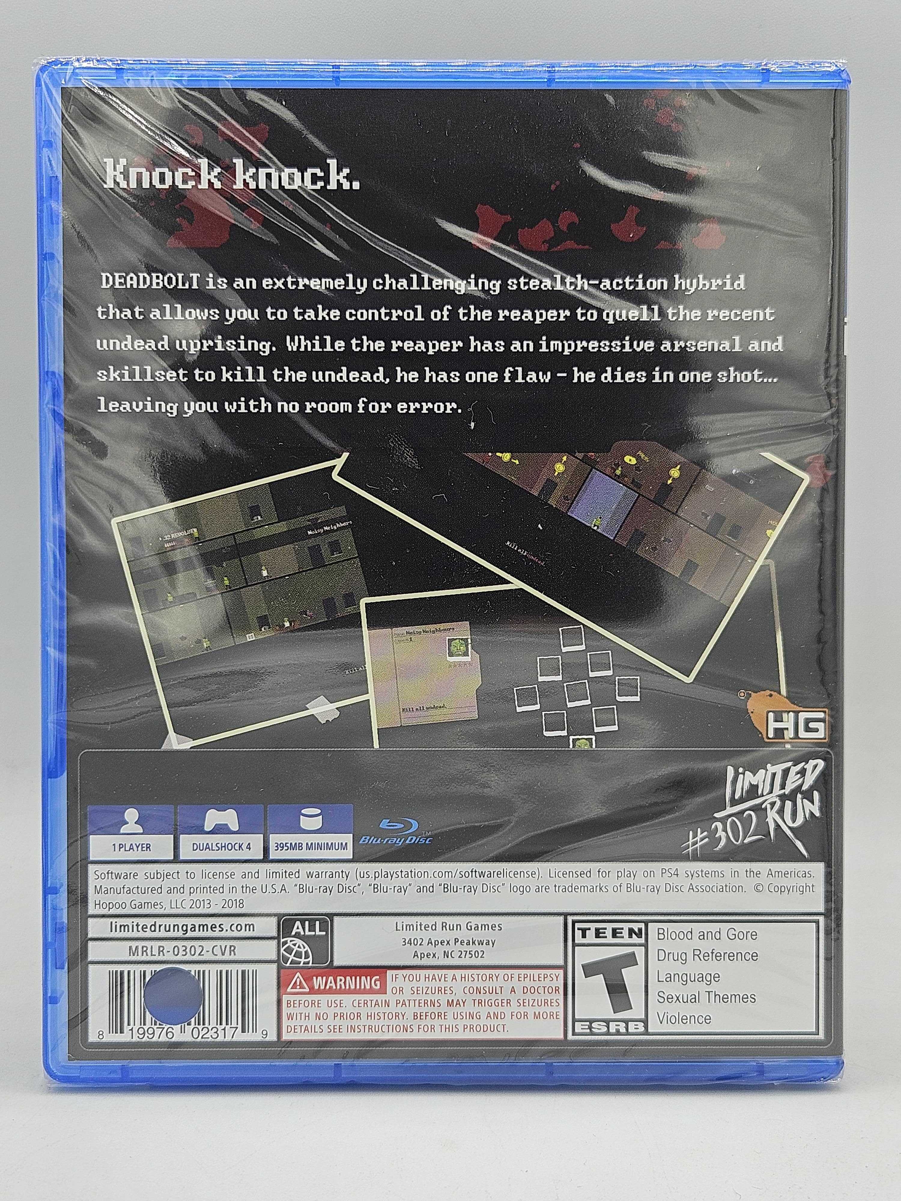 Deadbolt [Limited Run Games #302] (Barcode - Hole-punched) - PlayStation 4 - Image 3