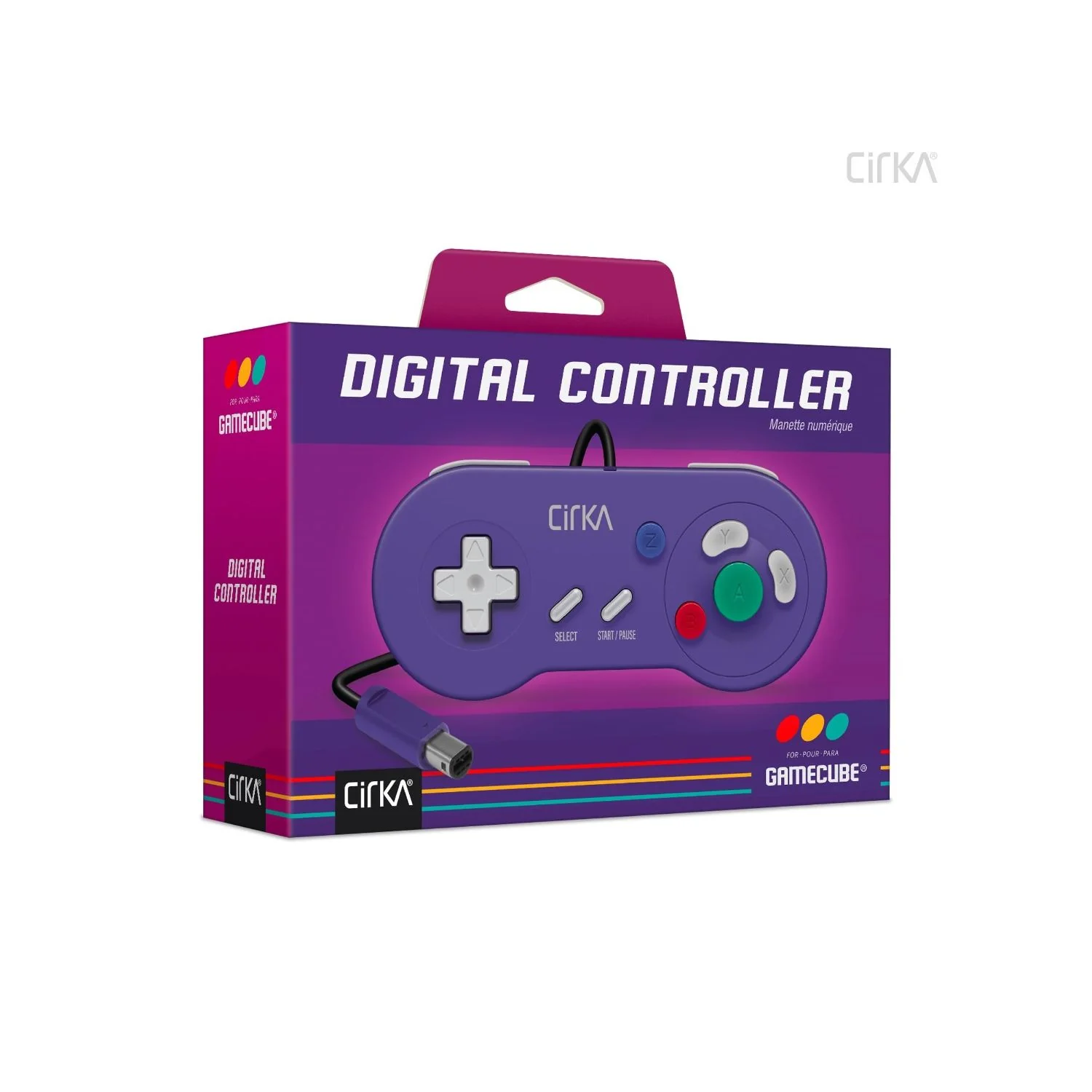 Digital Controller for GameCube® - CirKa (Purple) - GameCube - Image 2