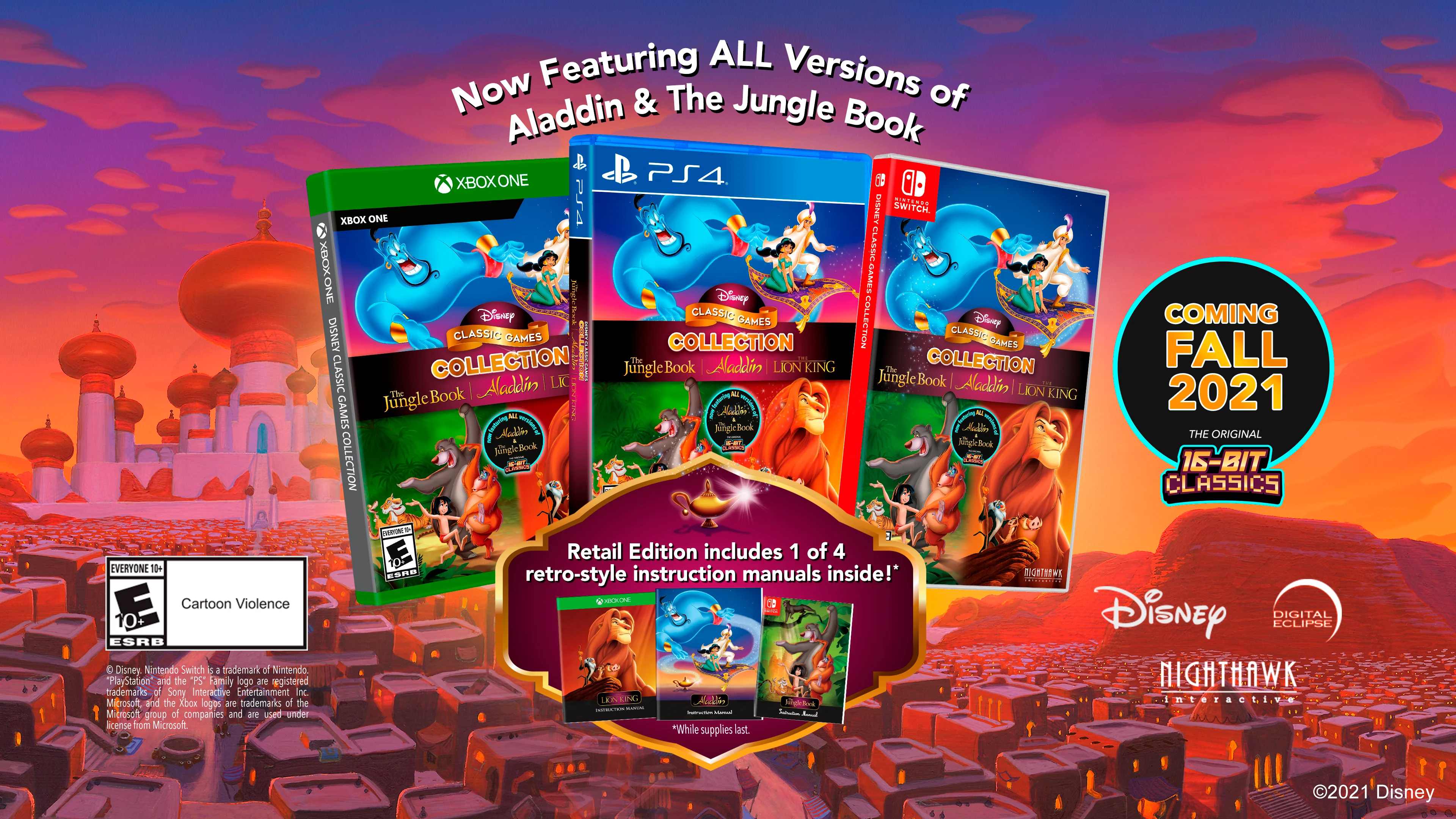 Disney Classic Games Collection : Aladdin, The Lion King, and The Jungle Book - Nintendo Switch - Image 3