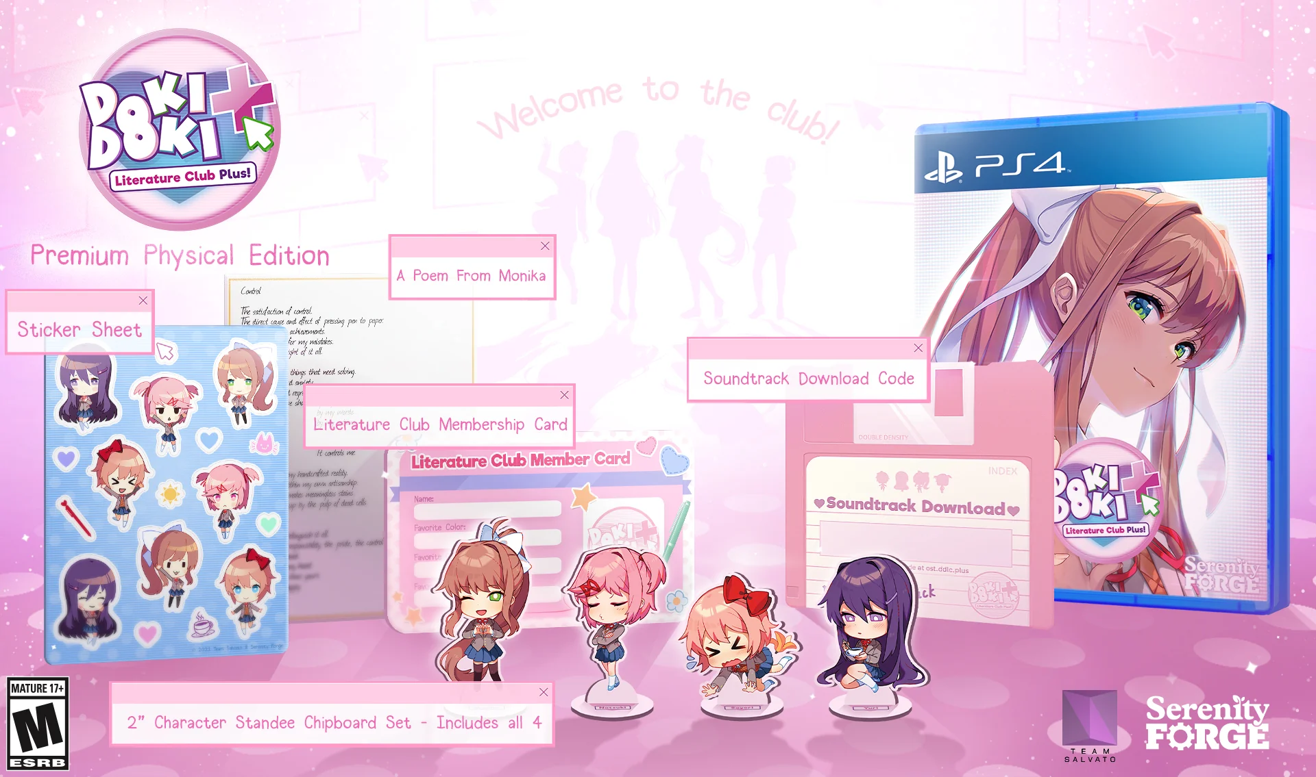 Doki Doki Literature Club Plus! [PREMIUM PHYSICAL EDITION] - PS4 - Image 2