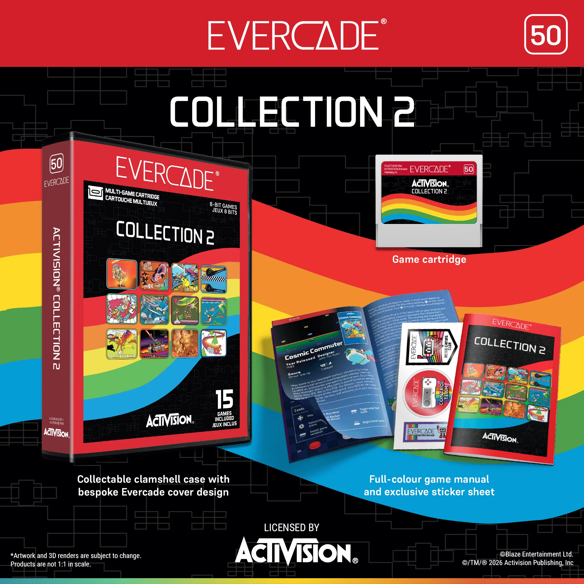 Evercade Activision Collection 2 & Evercade Mega Cat Studios Collection 3 Combo Pack (Free Shipping) (PRE-ORDER) - Image 6