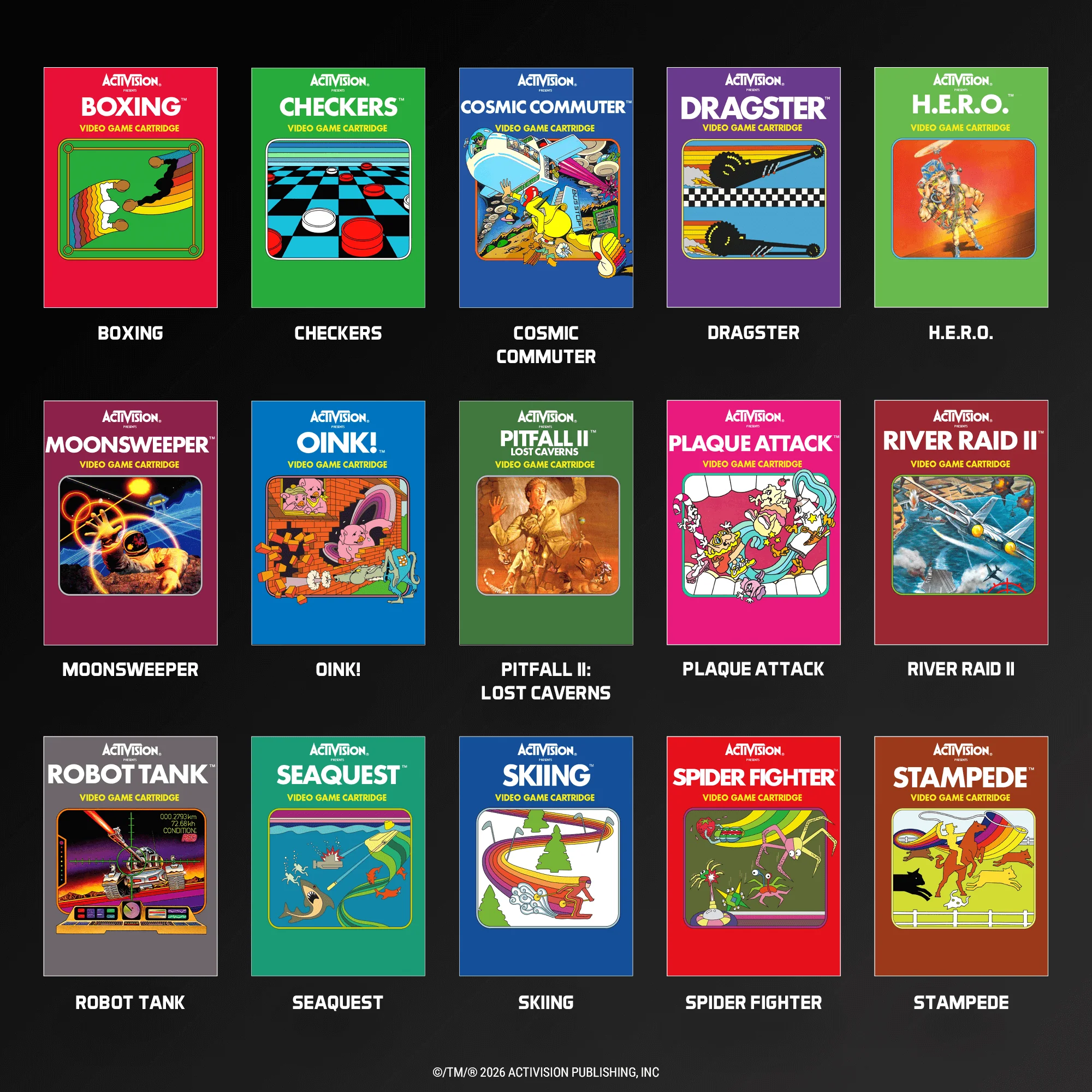 Evercade Activision Collection 2 & Evercade Mega Cat Studios Collection 3 Combo Pack (Free Shipping) (PRE-ORDER) - Image 7