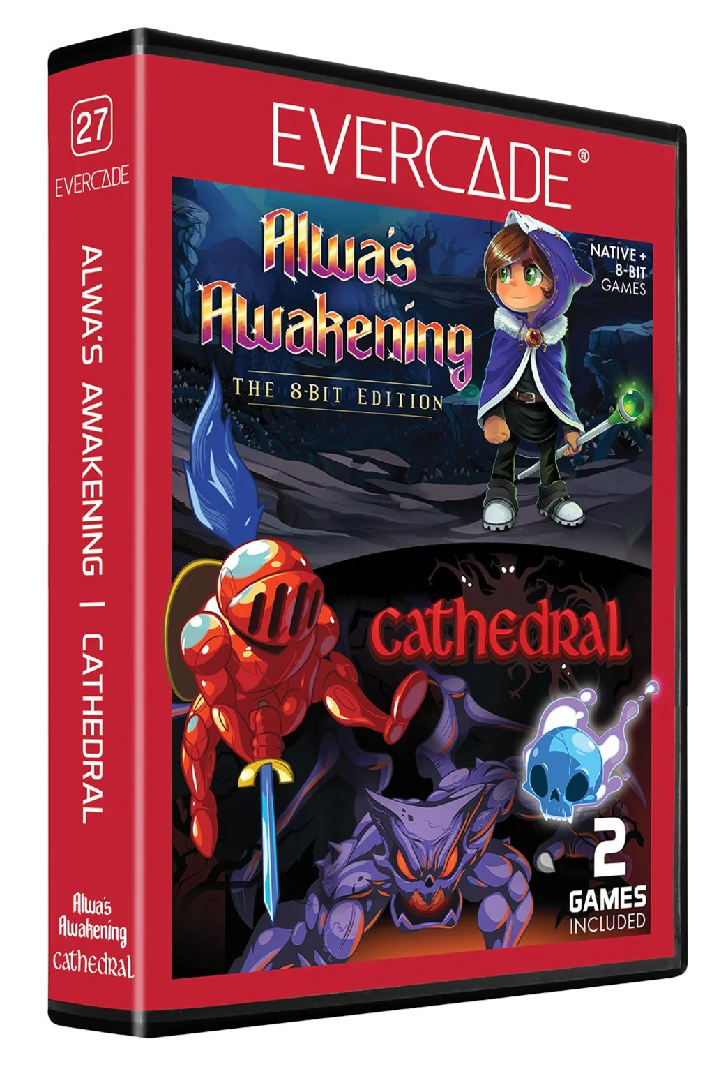 Evercade Alwa's Awakening / Cathedral Dual Cartridge [#27]