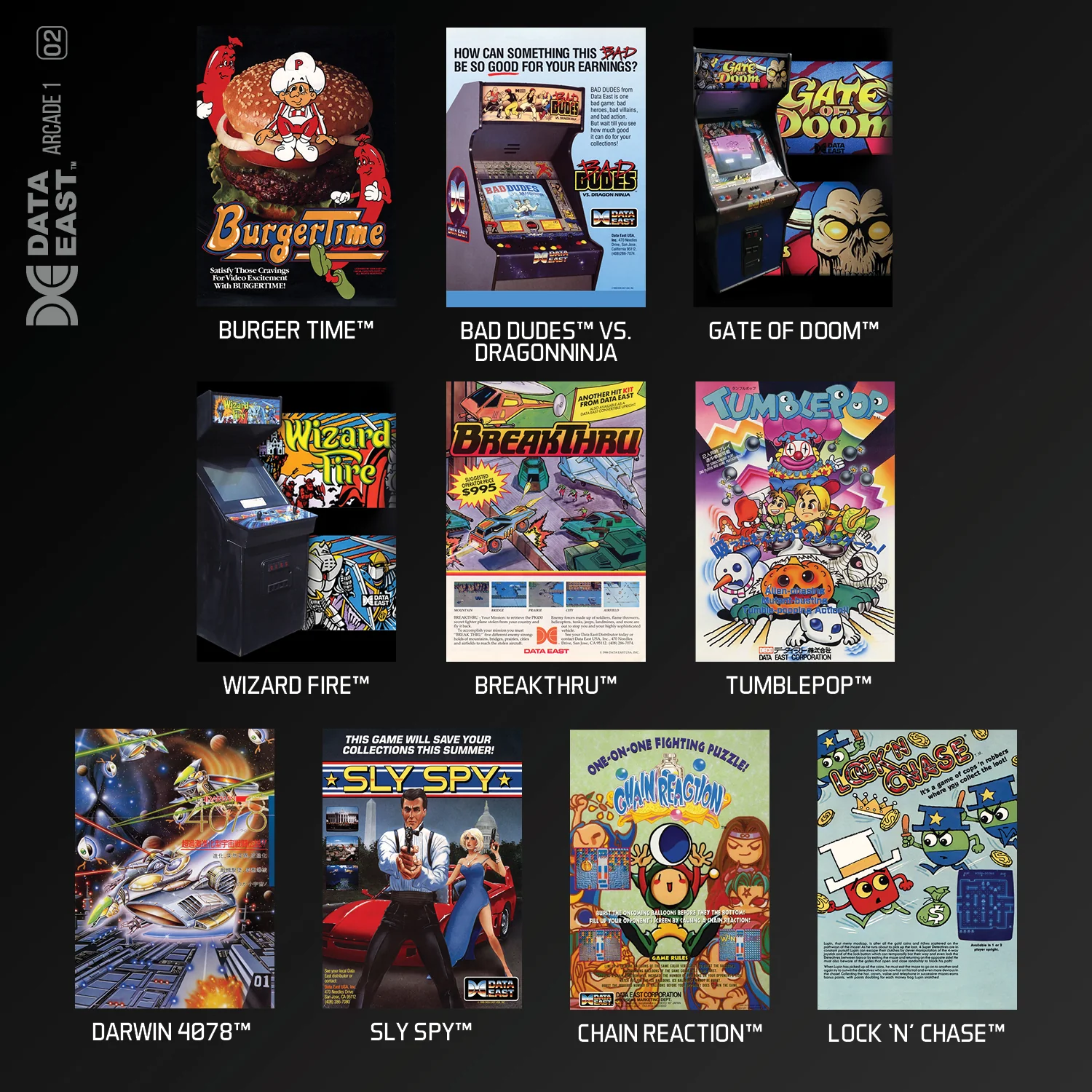 Evercade Data East Arcade 1 Cartridge [A2] - Image 6