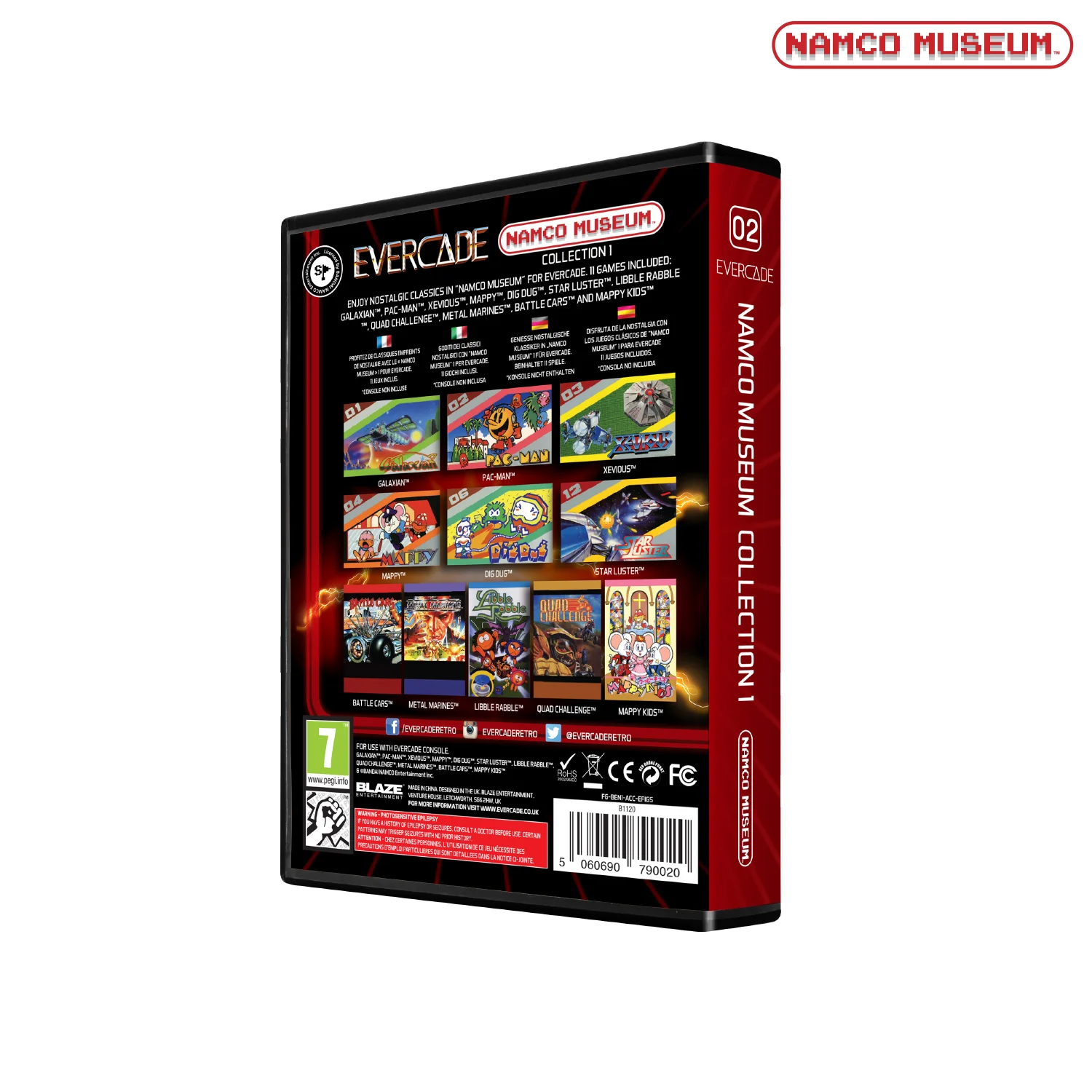 Evercade Namco Museum Collection Cartridge Volume 1 (PEGI IMPORT) [02] - Image 3