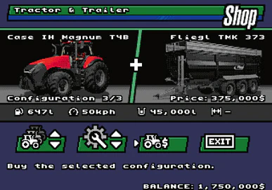 Farming Simulator 16-Bit Edition [SLG] - Sega Genesis / Mega Drive - Image 6