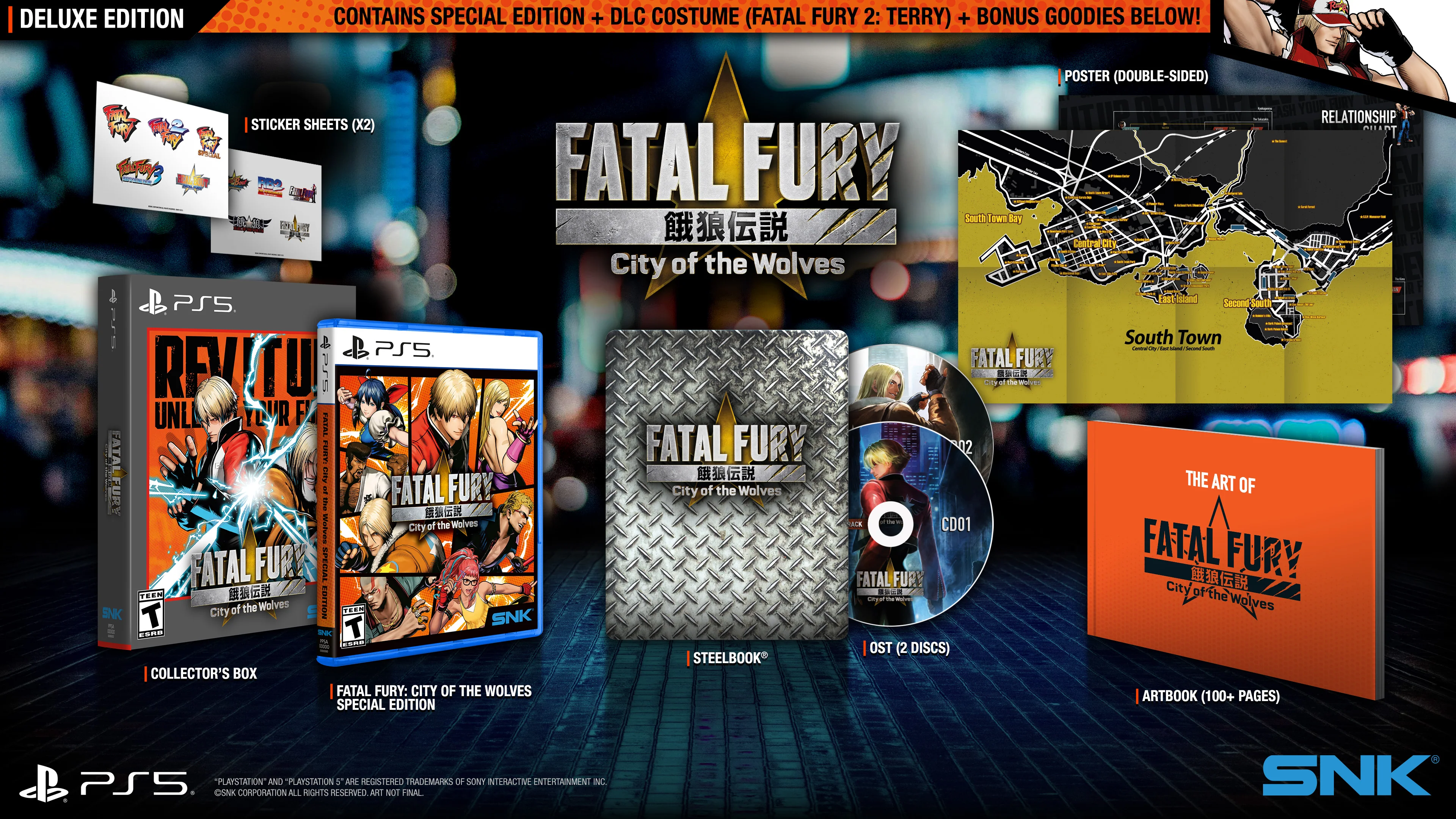 FATAL FURY: City of the Wolves [DELUXE EDITION] - PlayStation 5
