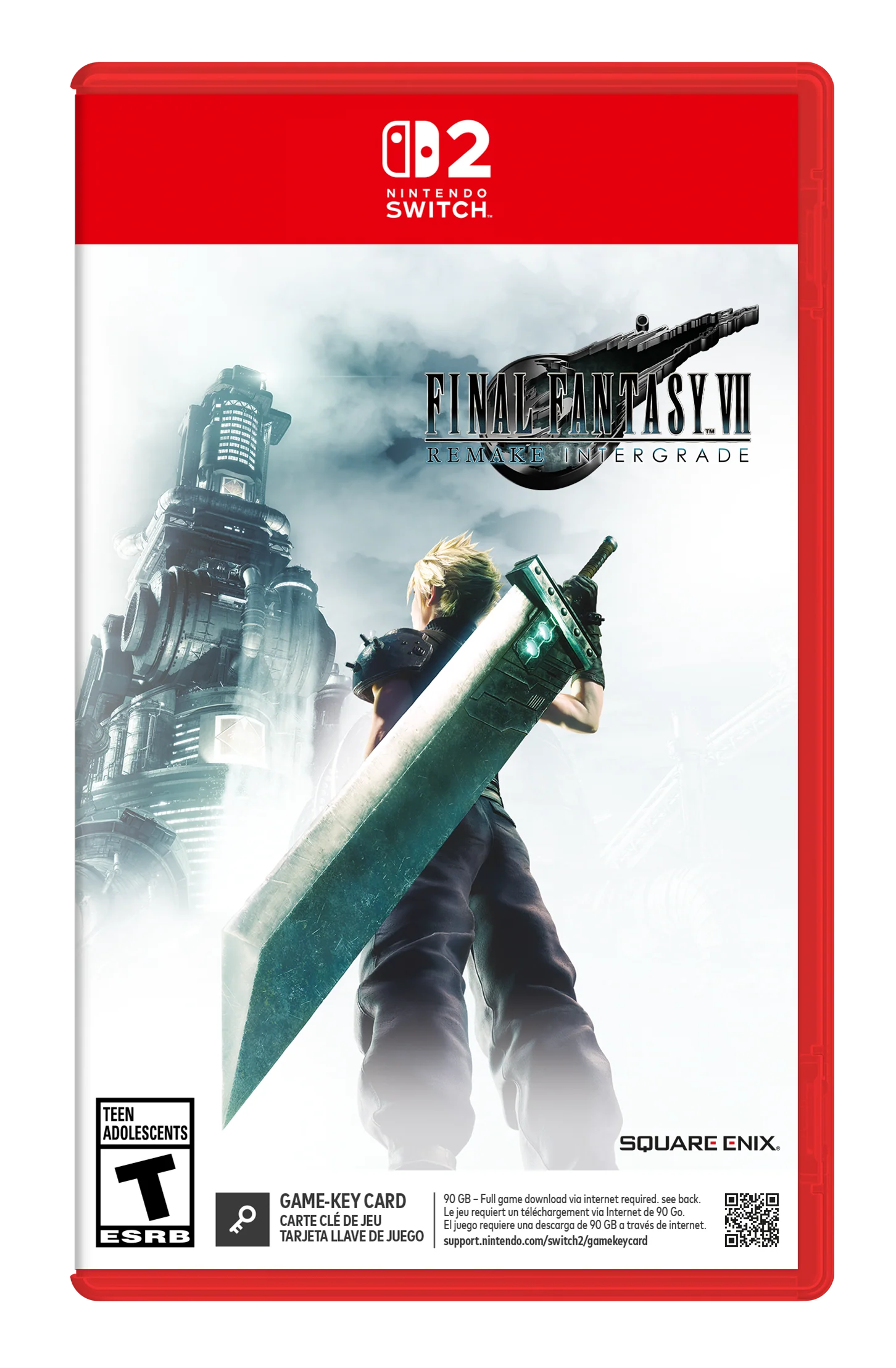 FINAL FANTASY VII REMAKE INTERGRADE [Game-Key Card] - Nintendo Switch 2 (Includes Magic: The Gathering—FINAL FANTASY Play Booster)