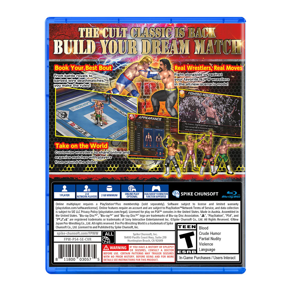 Fire Pro Wrestling World [Standard Edition] - Playstation 4 - Image 2