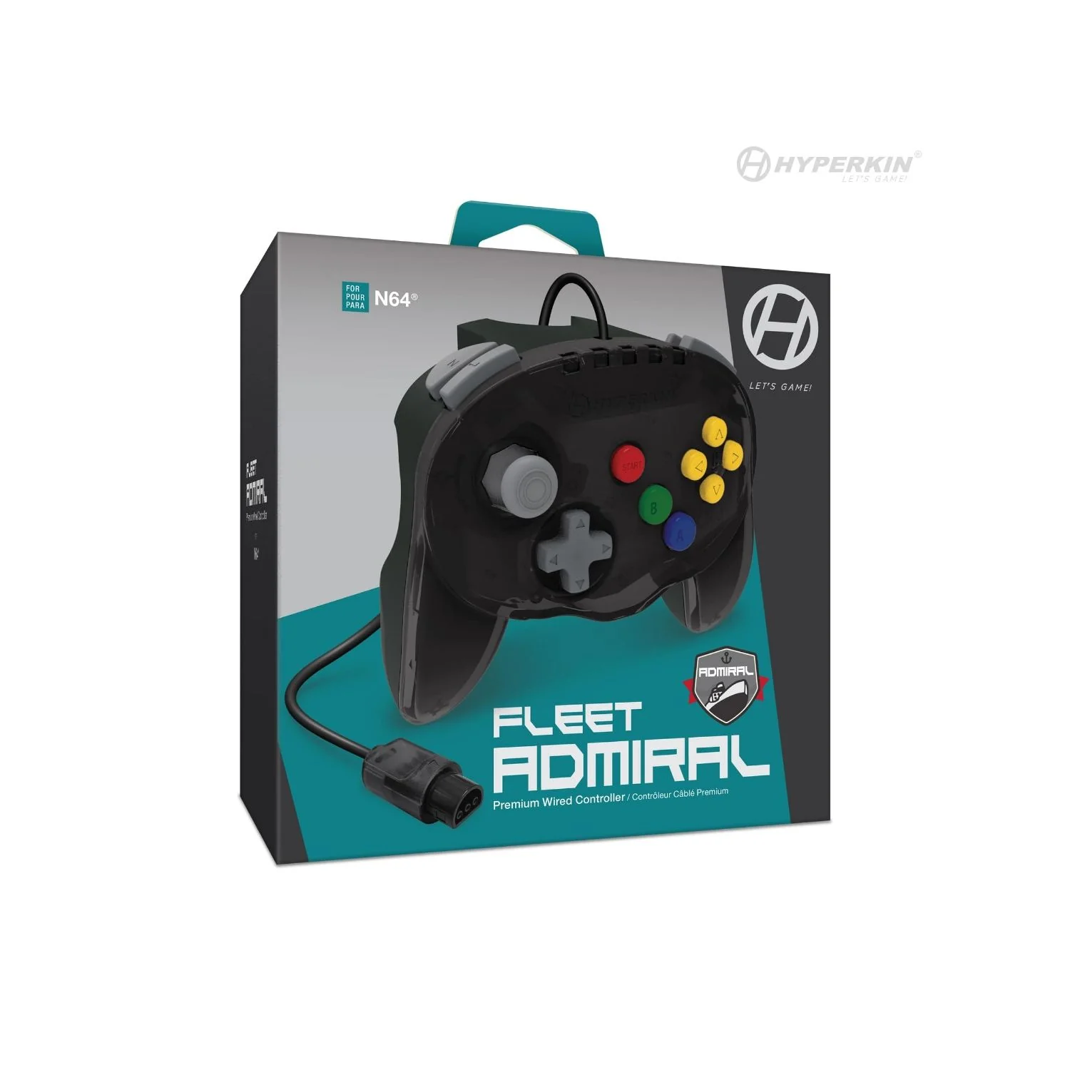 Fleet Admiral Premium Wired Controller (Cosmic Fleet) - N64 - Image 2