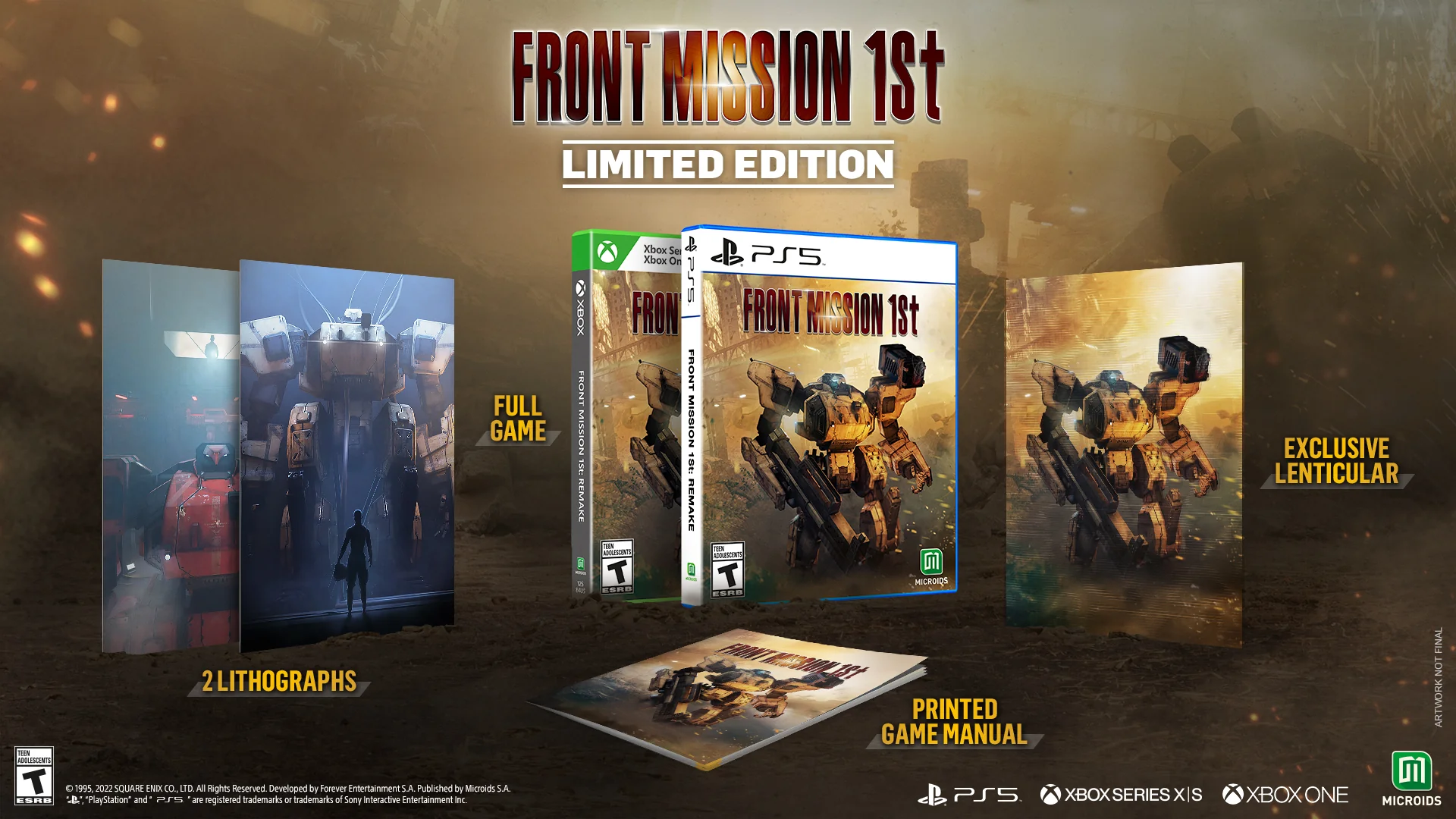 Front Mission 1st Remake Limited Edition - Xbox One/Xbox Series X - Image 2