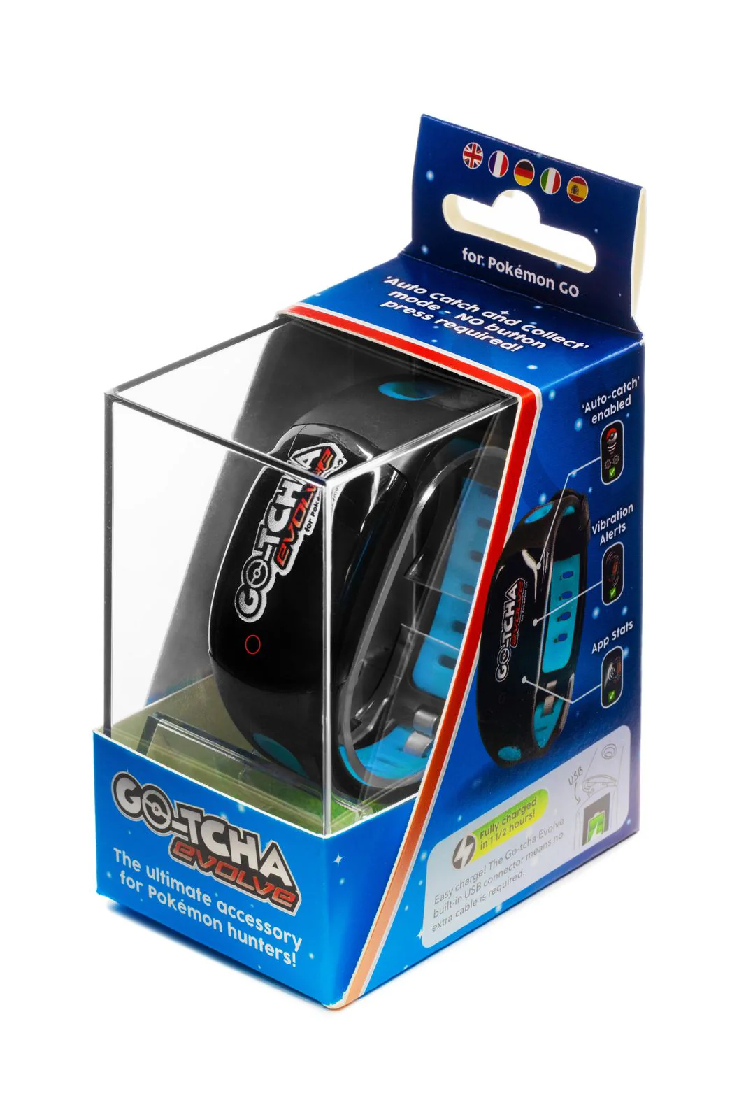 GO-TCHA Evolve [Black/Blue] for Pokemon Go! - Image 2