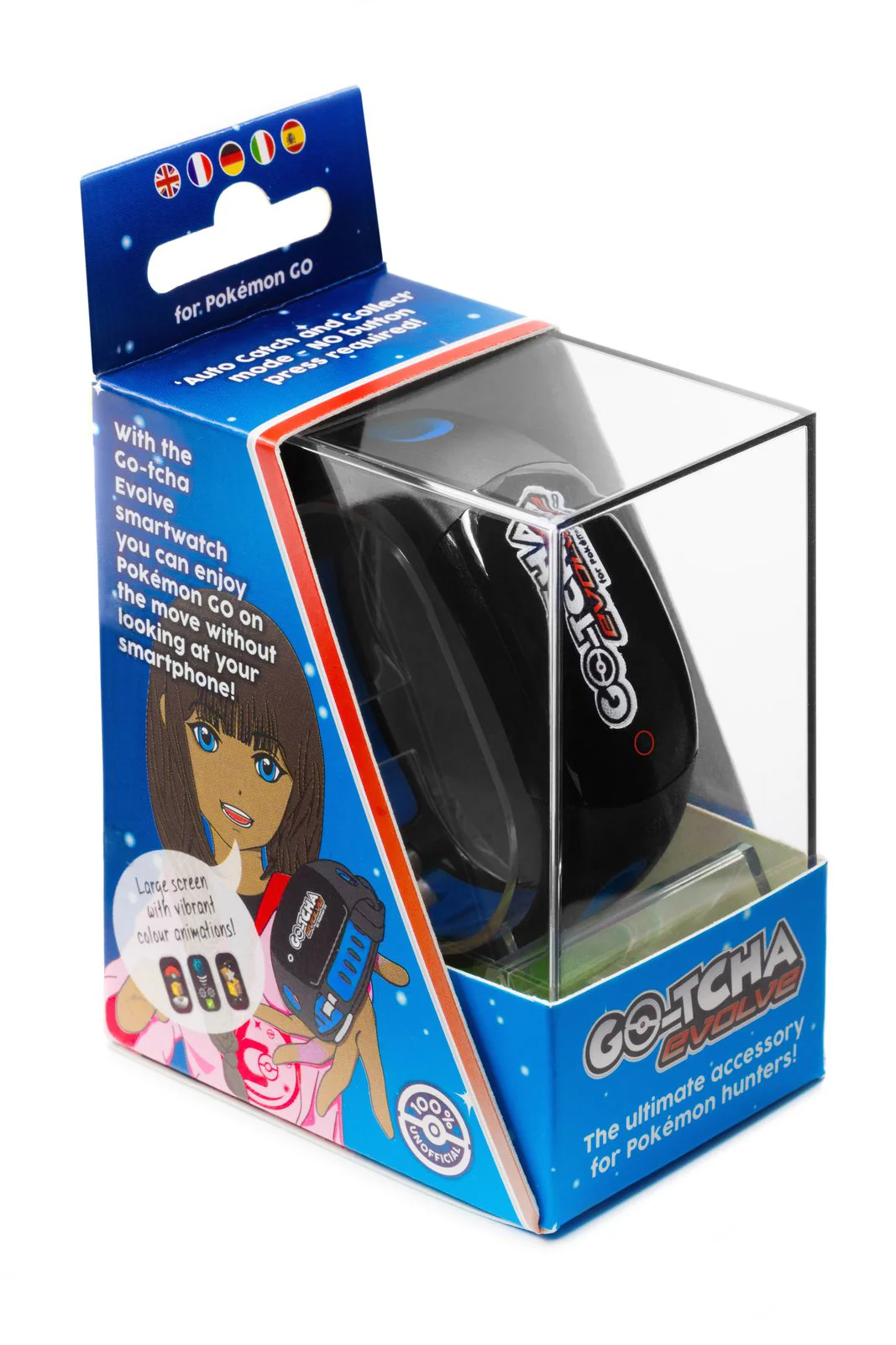 GO-TCHA Evolve [Black/Blue] for Pokemon Go! - Image 3