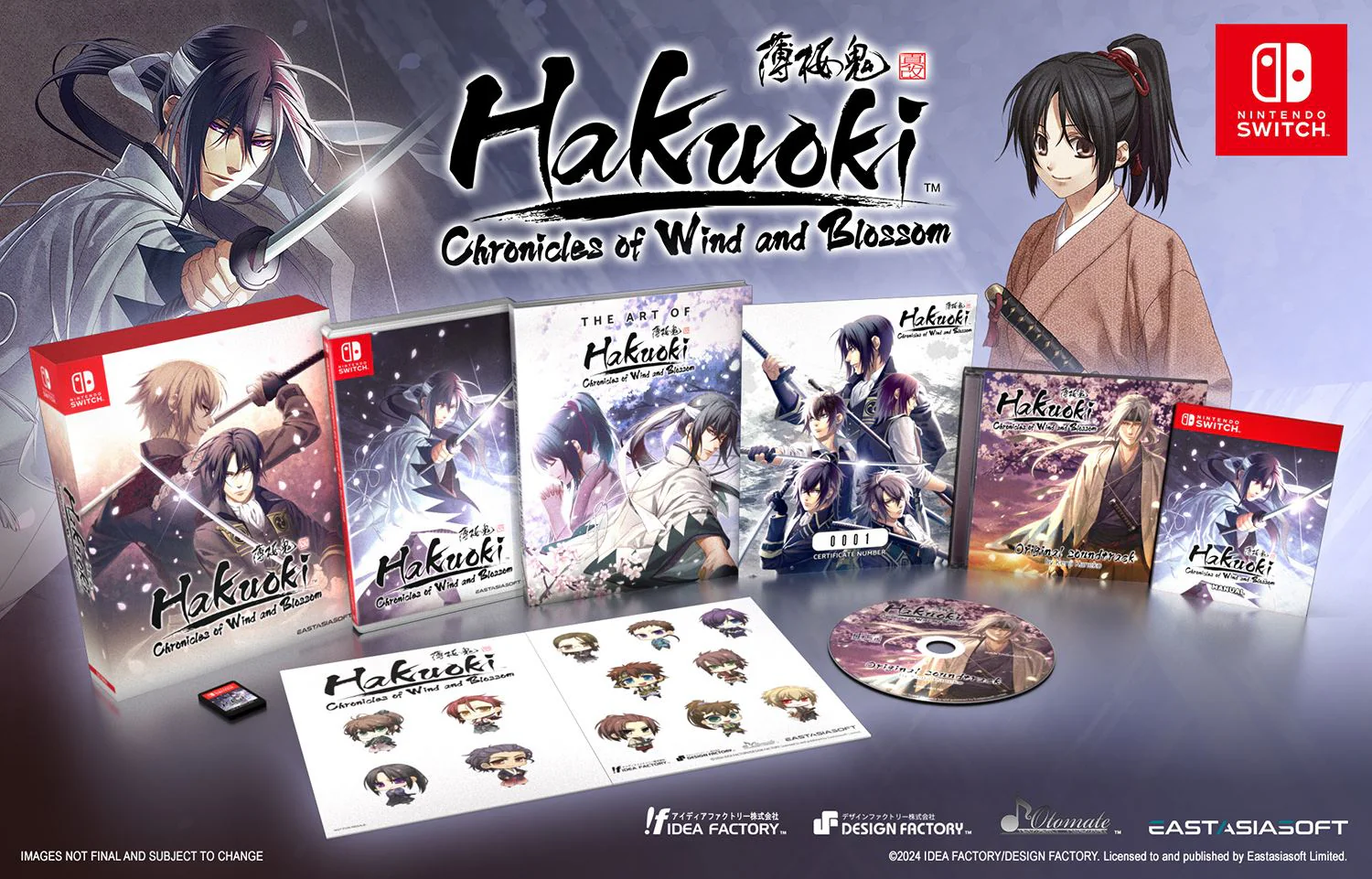 Hakuoki: Chronicles of Wind and Blossom [Limited Edition] - SWITCH [PLAY EXCLUSIVES]