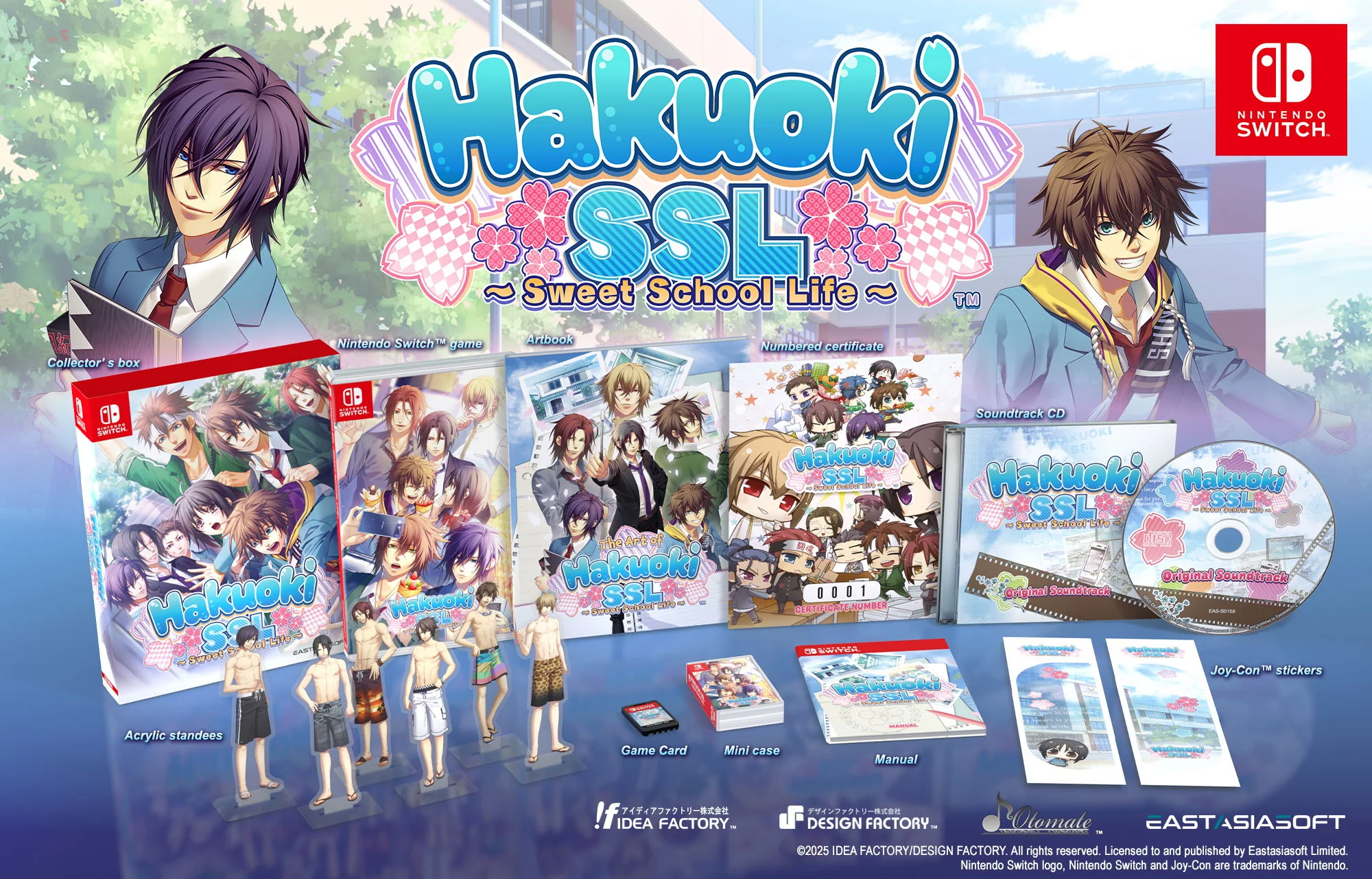 Hakuoki SSL ~Sweet School Life~ [Limited Edition] [Asia English Import] - Nintendo Switch