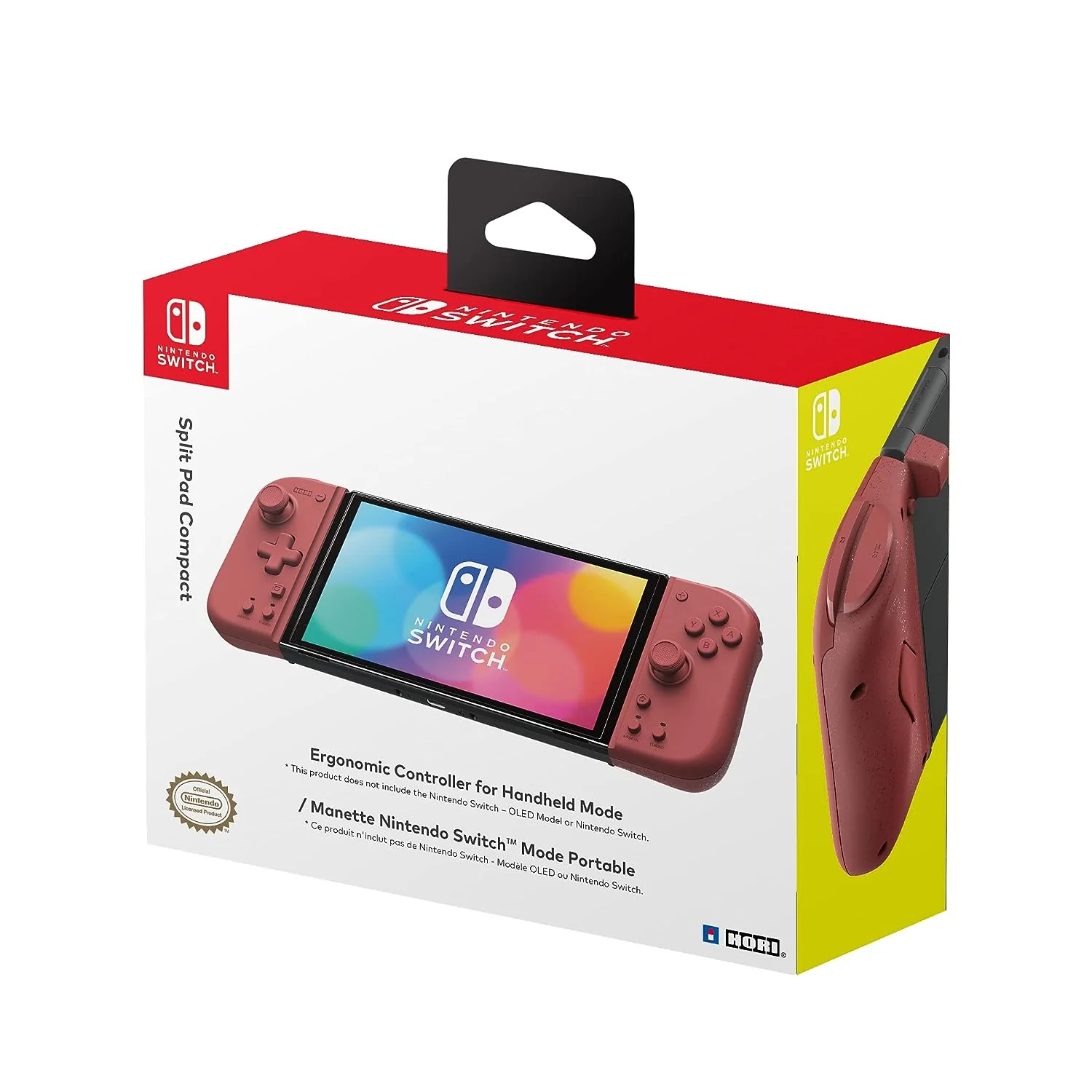 HORI Switch Split Pad Compact (Apricot Red) - Nintendo Switch