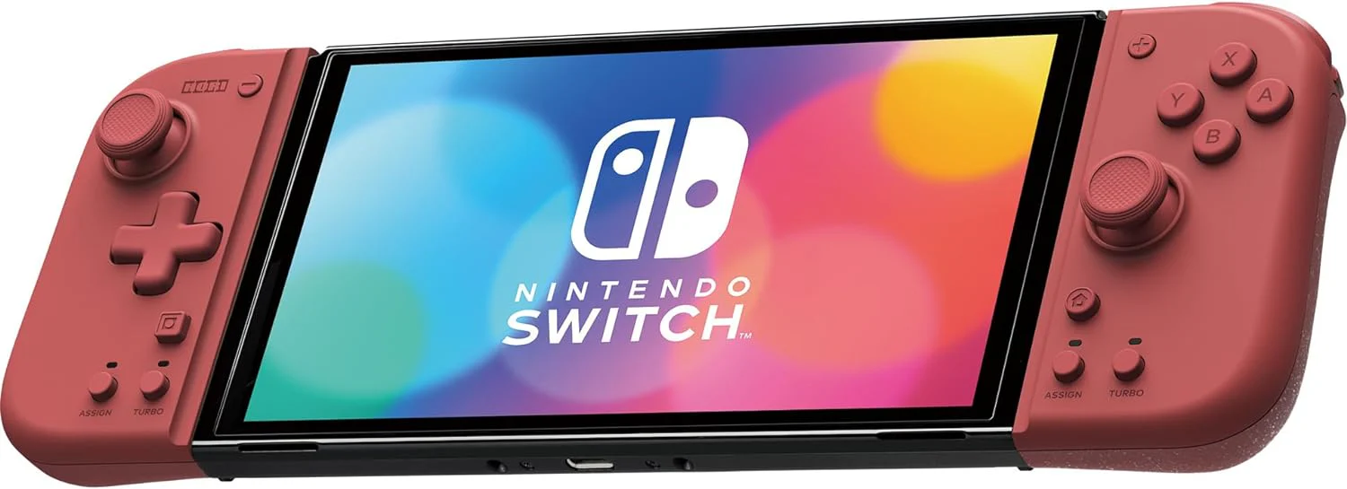 HORI Switch Split Pad Compact (Apricot Red) - Nintendo Switch - Image 2