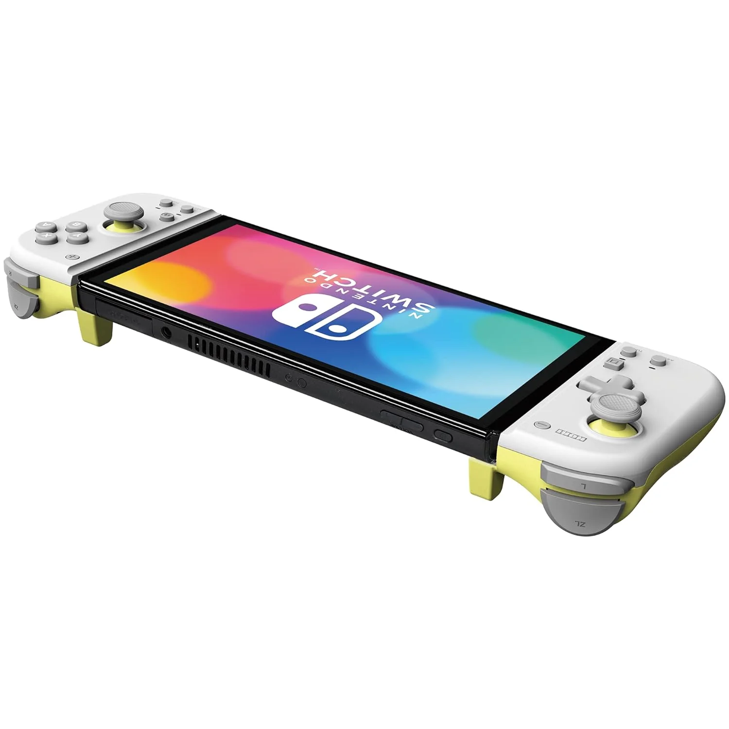HORI Switch Split Pad Compact (Light Gray / Yellow) - Image 3