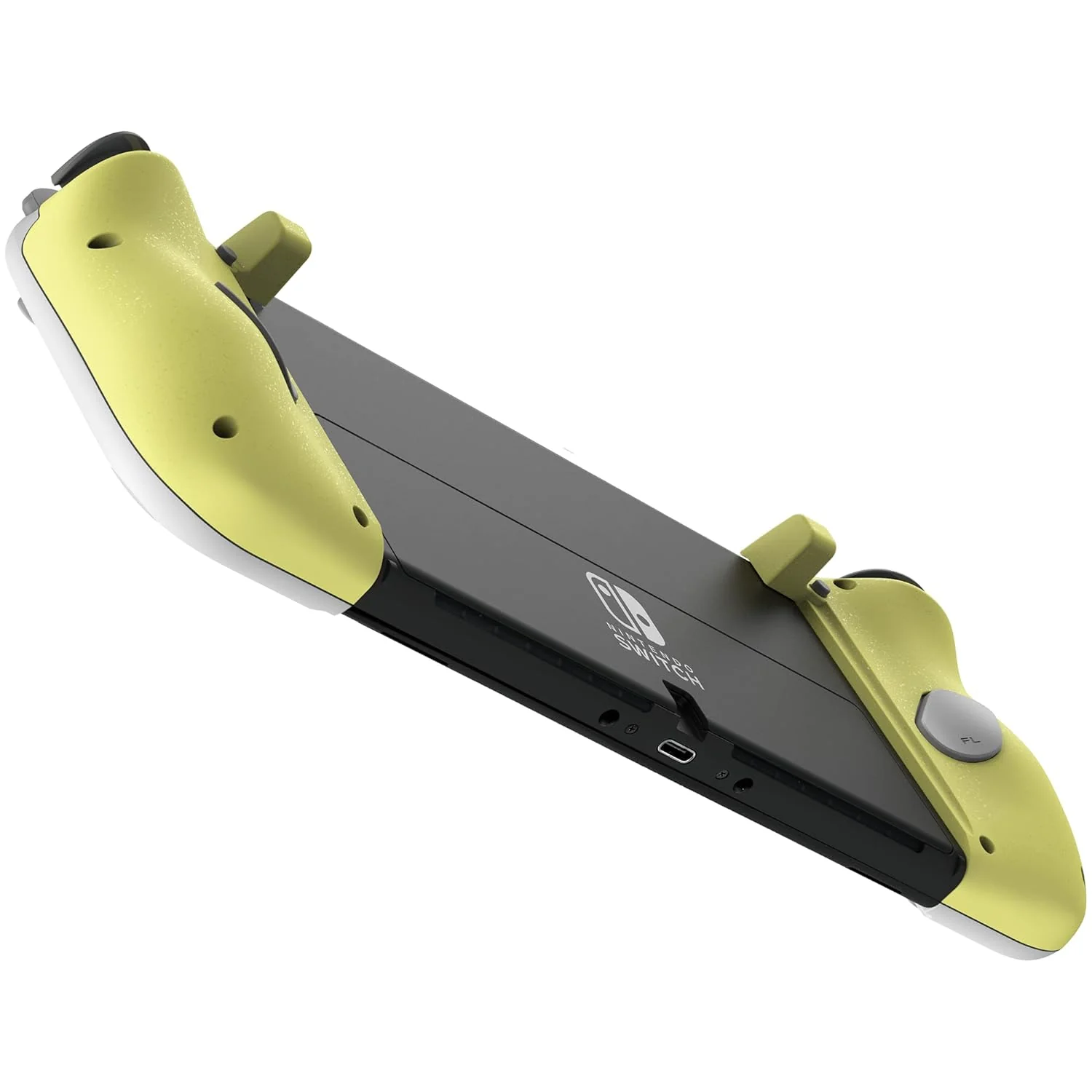 HORI Switch Split Pad Compact (Light Gray / Yellow) - Image 5