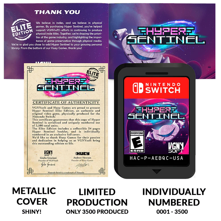 Hyper Sentinel [ELITE EDITION] - SWITCH [VGNY SOFT] - Image 2