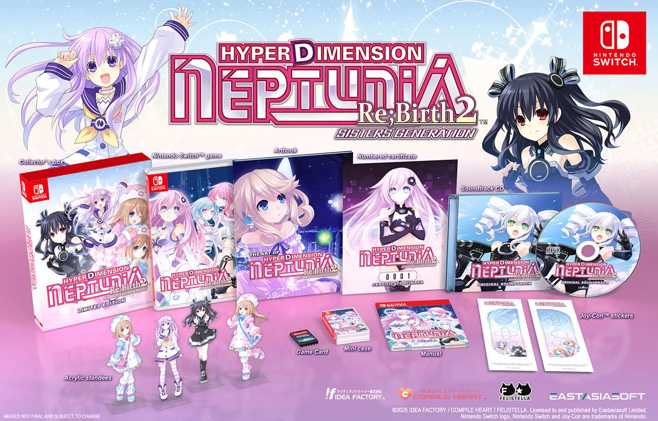 Hyperdimension Neptunia Re;Birth 1,2,3 [Limited Edition] Bundle (Asian English Multi-Language) - Nintendo Switch - Image 5