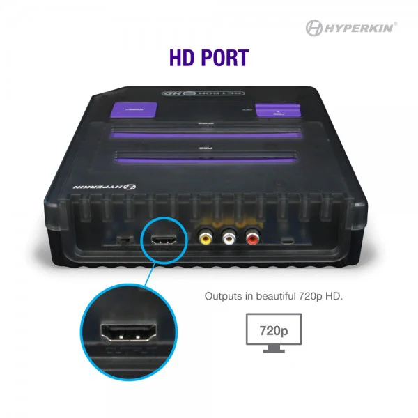 HYPERKIN RetroN 2 HD (SPACE BLACK) [NES/SNES/Super Famicom] - Hyperkin - Image 4