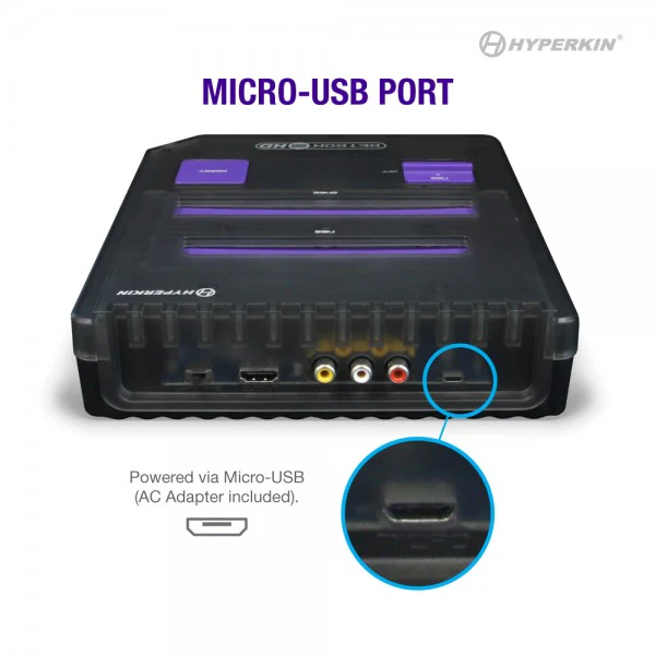 HYPERKIN RetroN 2 HD (SPACE BLACK) [NES/SNES/Super Famicom] - Hyperkin - Image 5