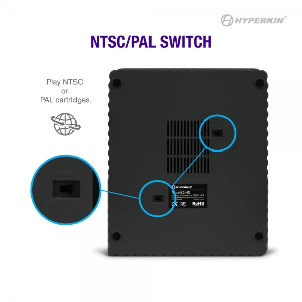 HYPERKIN RetroN 2 HD (SPACE BLACK) [NES/SNES/Super Famicom] - Hyperkin - Image 6
