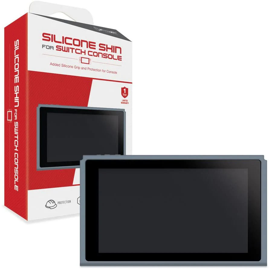 Hyperkin Silicone Skin for Nintendo Switch Console [Neo Gray] - Nintendo Switch
